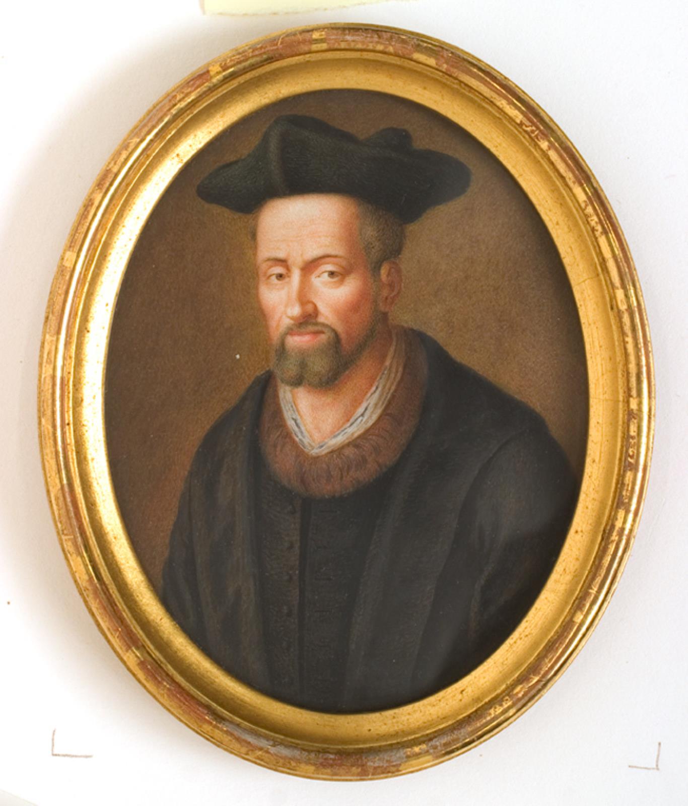 Mandsportræt med baret