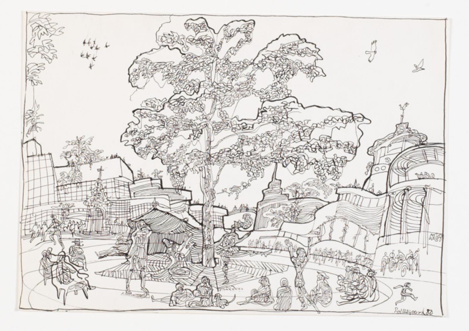 Nørrebros Runddel, Hans Lollesgaard, 1980