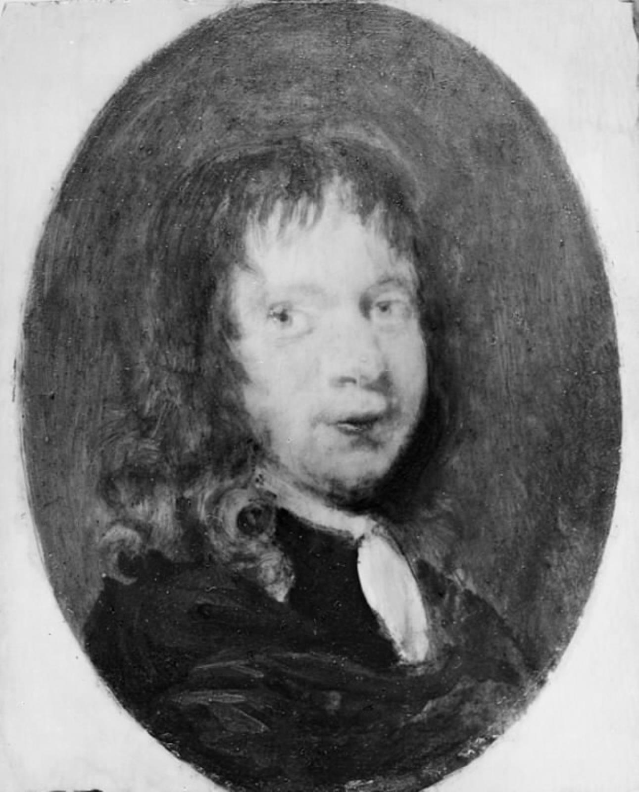 Miniatureportræt af en yngre mand