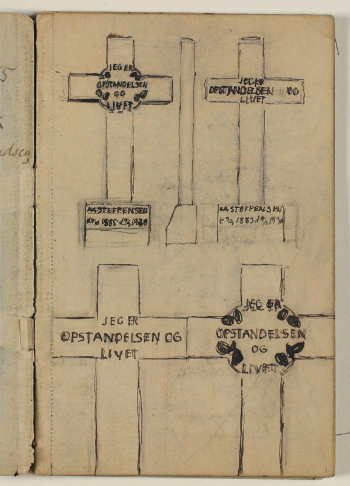 Udkast til gravmæle