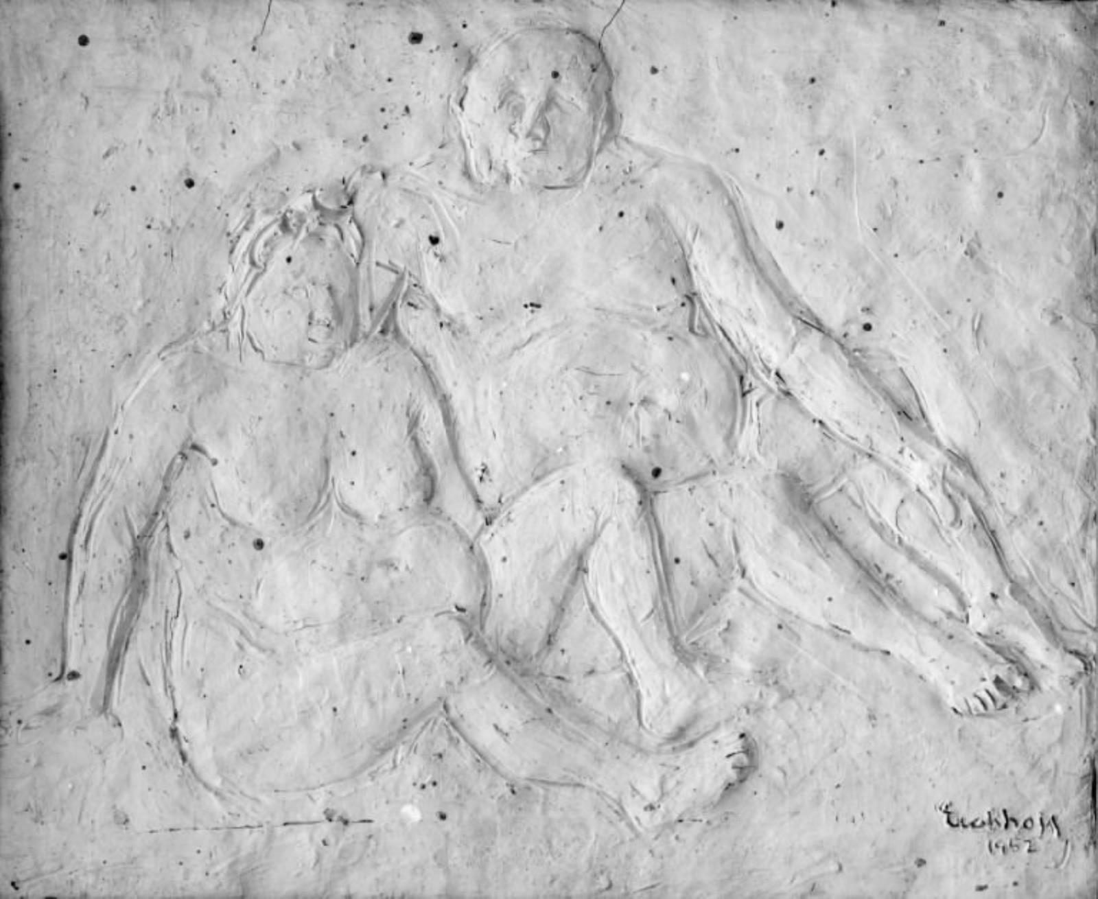 Badende, Gottfred Eickhoff, 1952