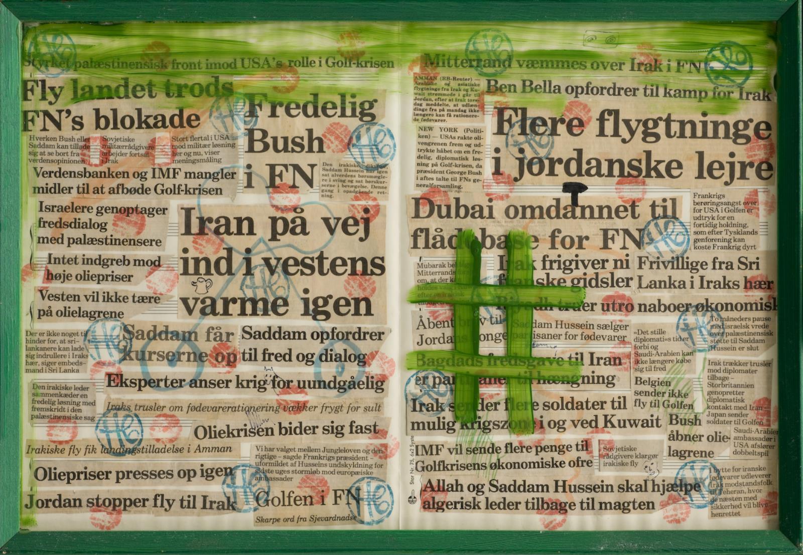 Krigsteater/"the caught war", Henning Christiansen, 1991