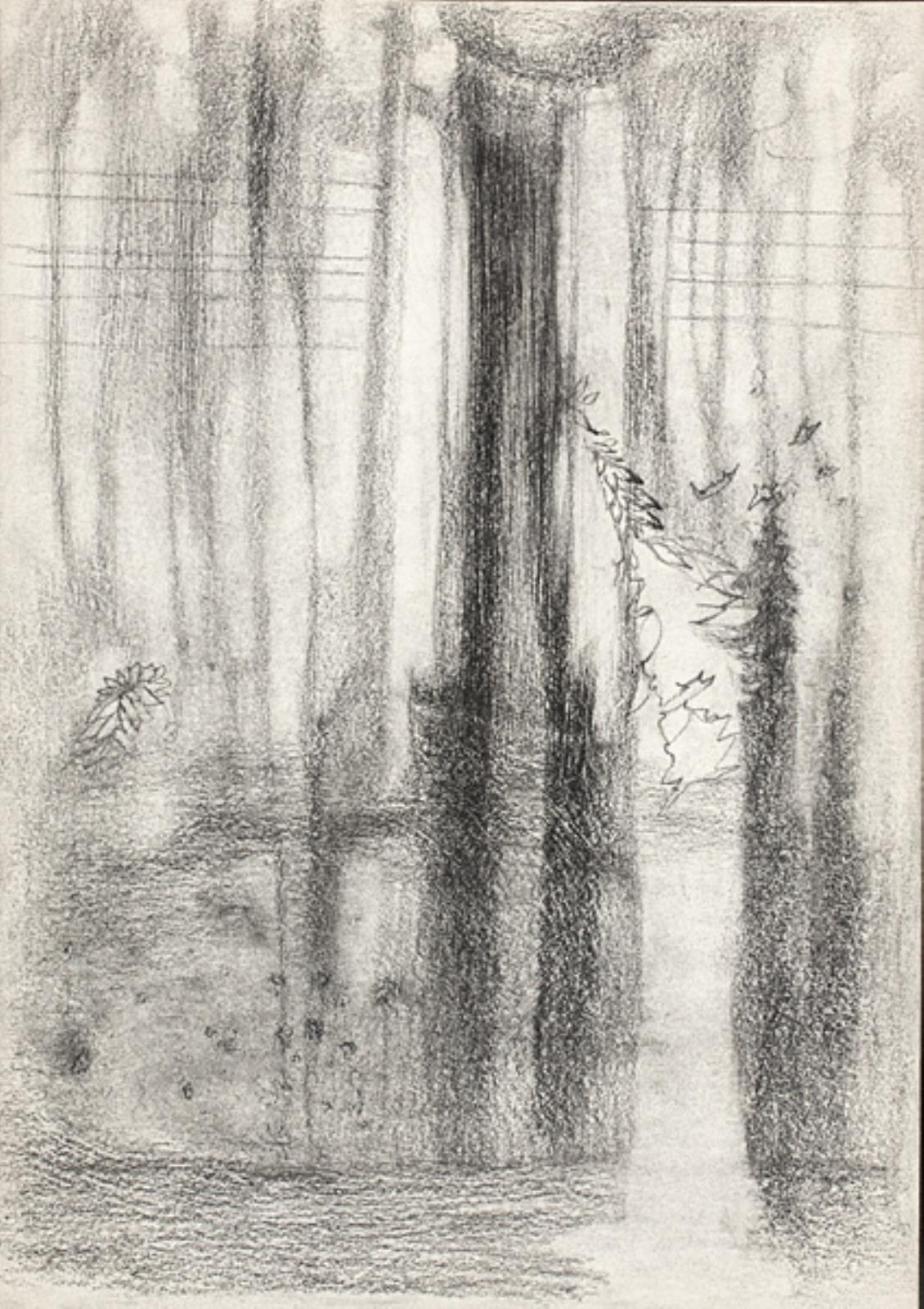 Tegning, Annemette Larsen, 1990