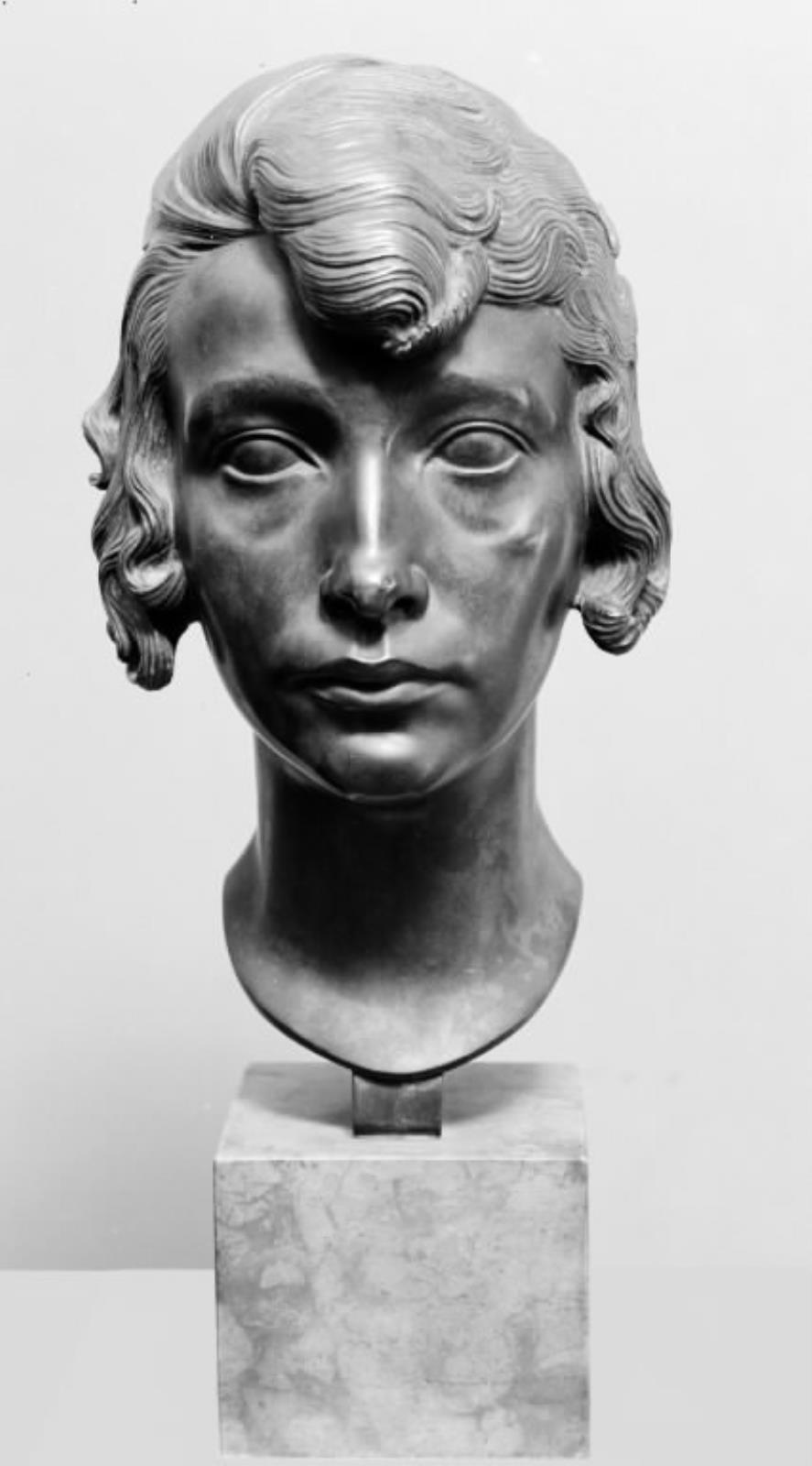 Anna Johanne Jespersen, f. Vestergaard. Kunstnerens hustru, Svend Jespersen, 1922
