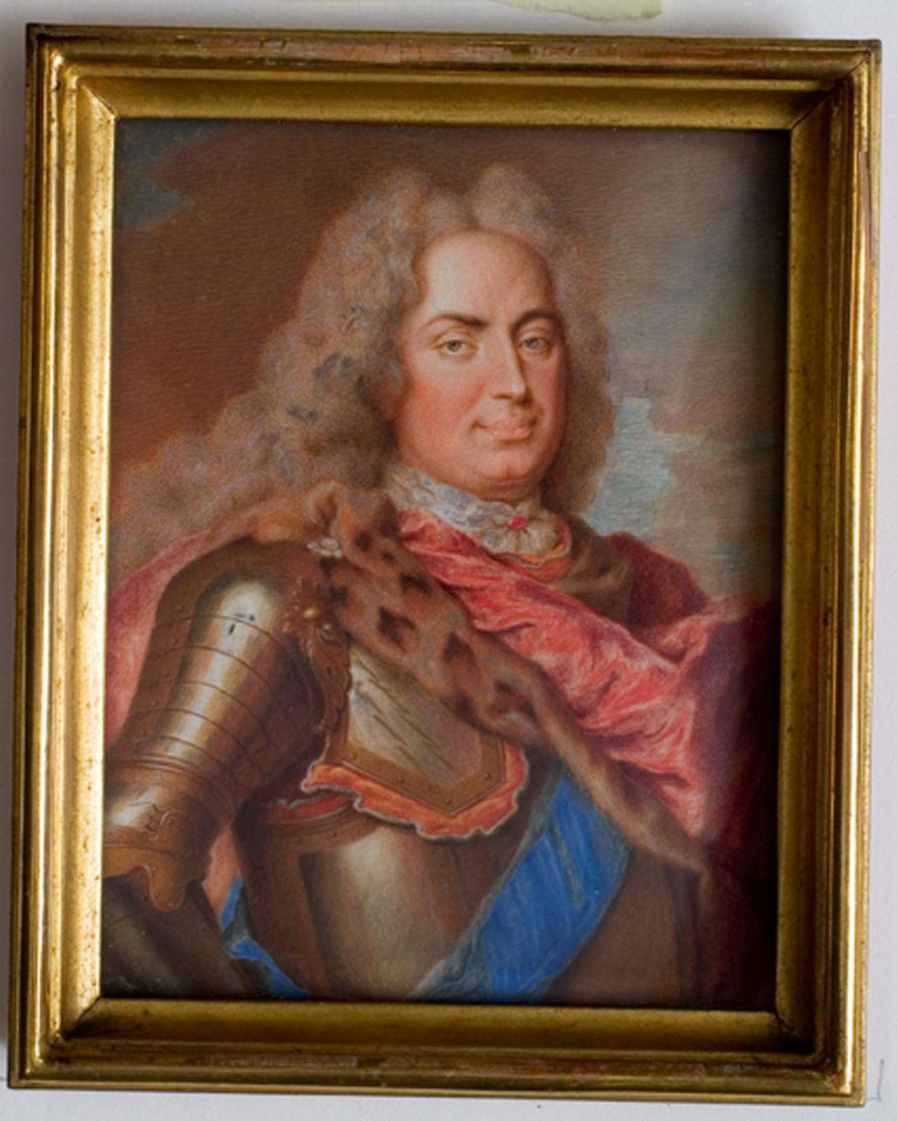 Marskal med blåt bånd