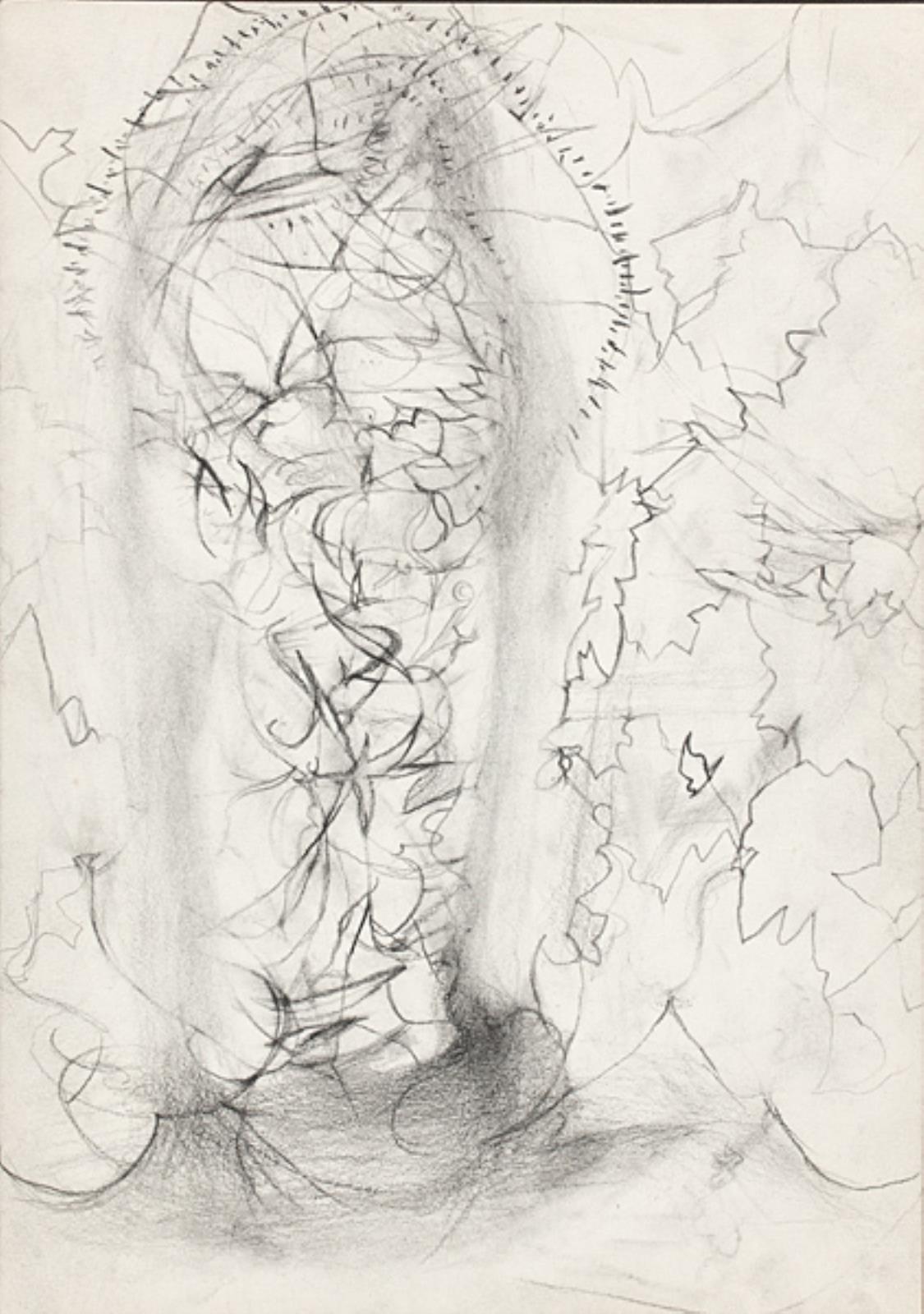 Tegning, Annemette Larsen, 1990