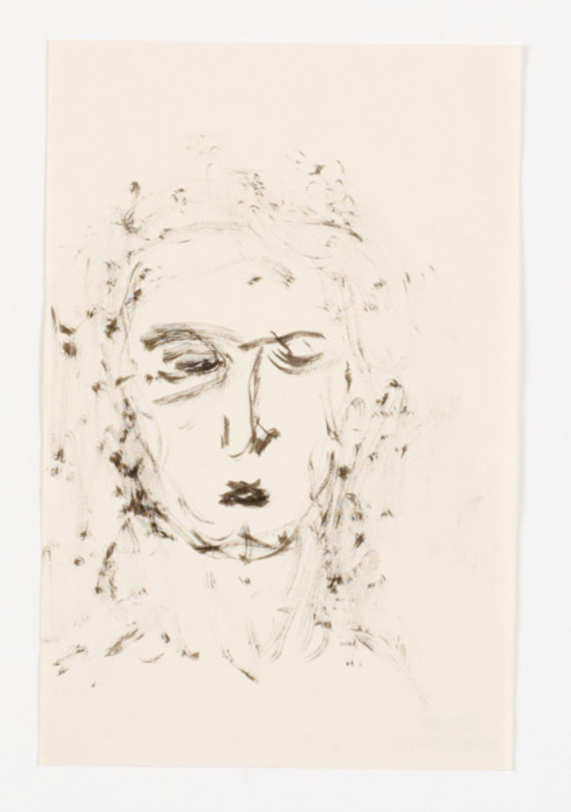 Portræt af kvinde, Lauritz Hartz, 1929-1930