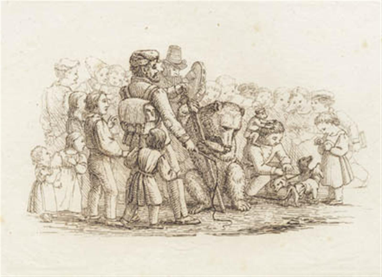 Illustration til "Halvhundrede Fabler for Børn" af Hey