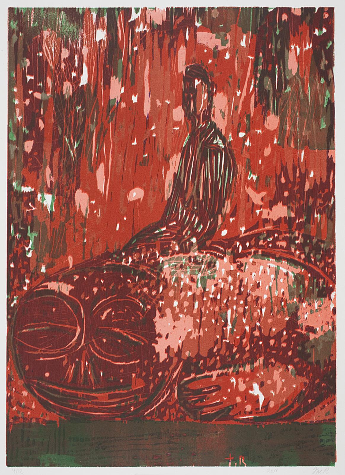 Siddende på dyr, Tal R, 2011