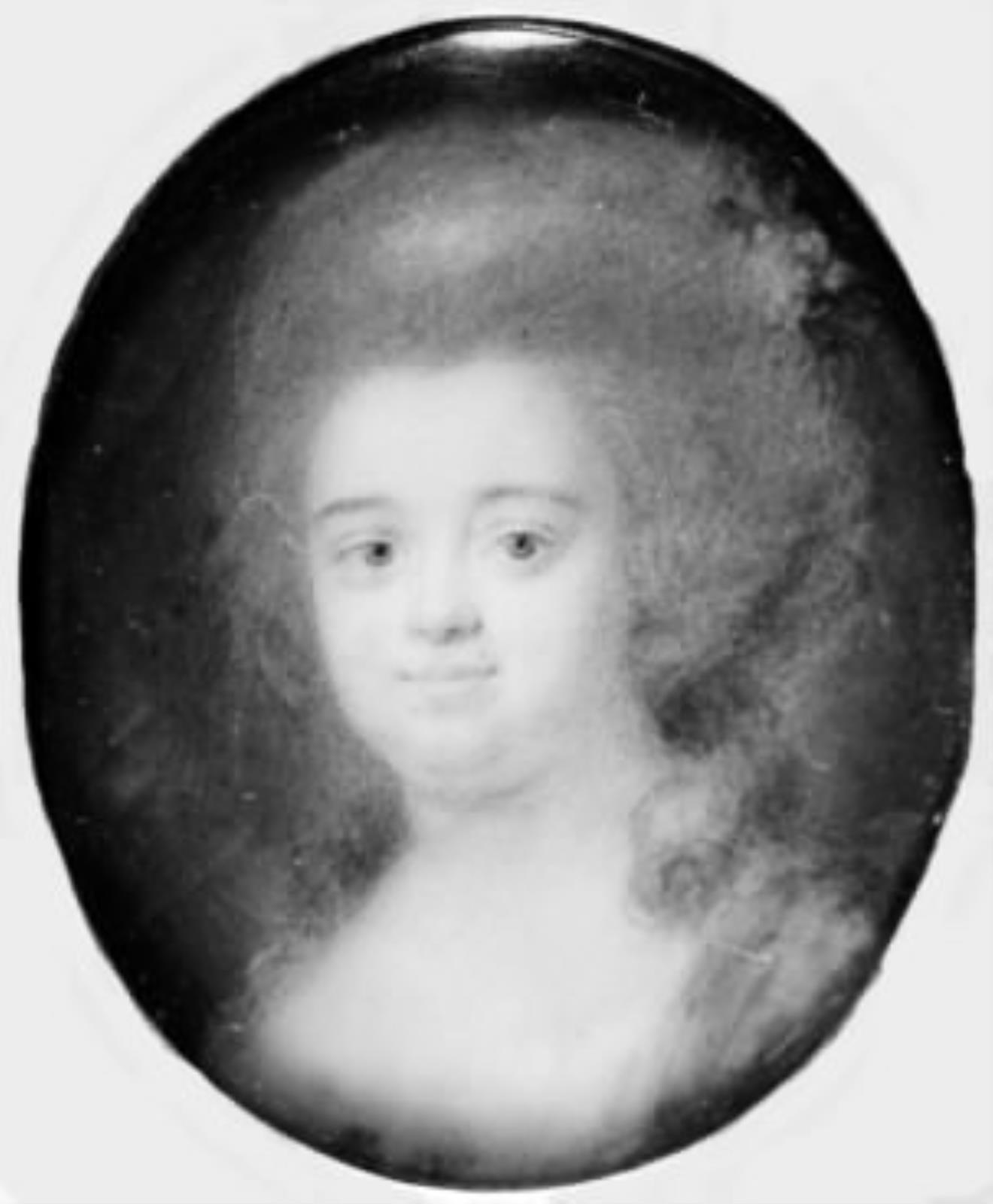 Portræt af Kammerherreinde Johanne de Svanenskjold f. Neergaard