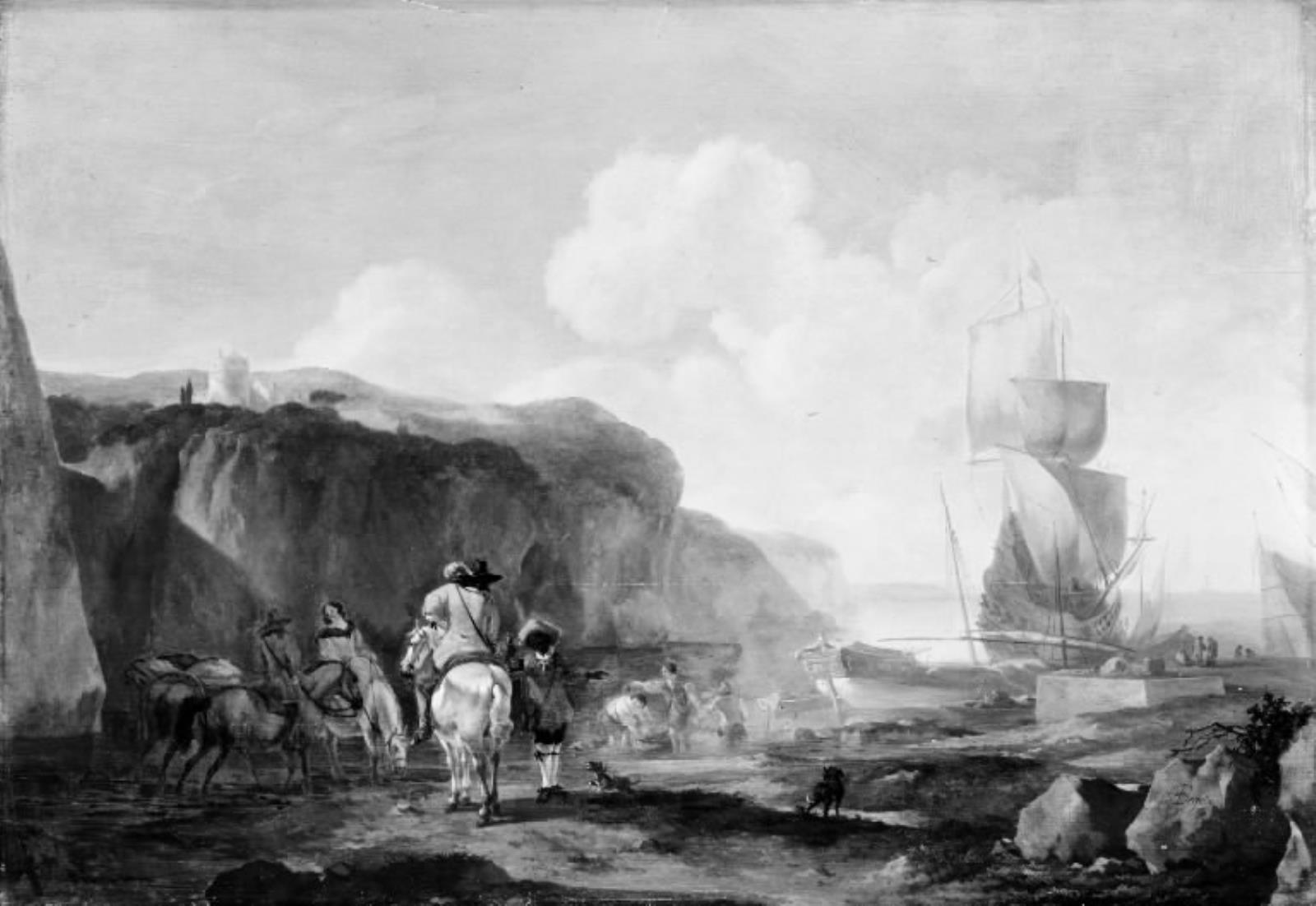 Hunting Party by a Southern Harbour