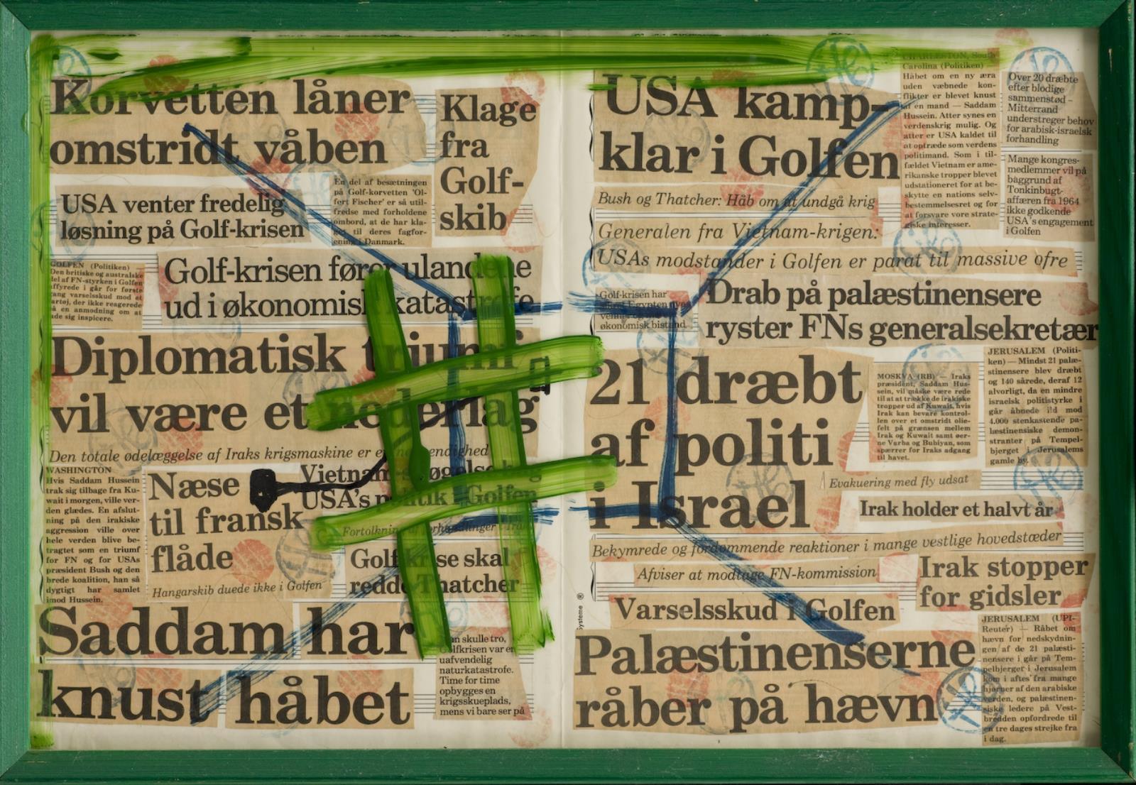 Krigsteater/"the caught war", Henning Christiansen, 1991