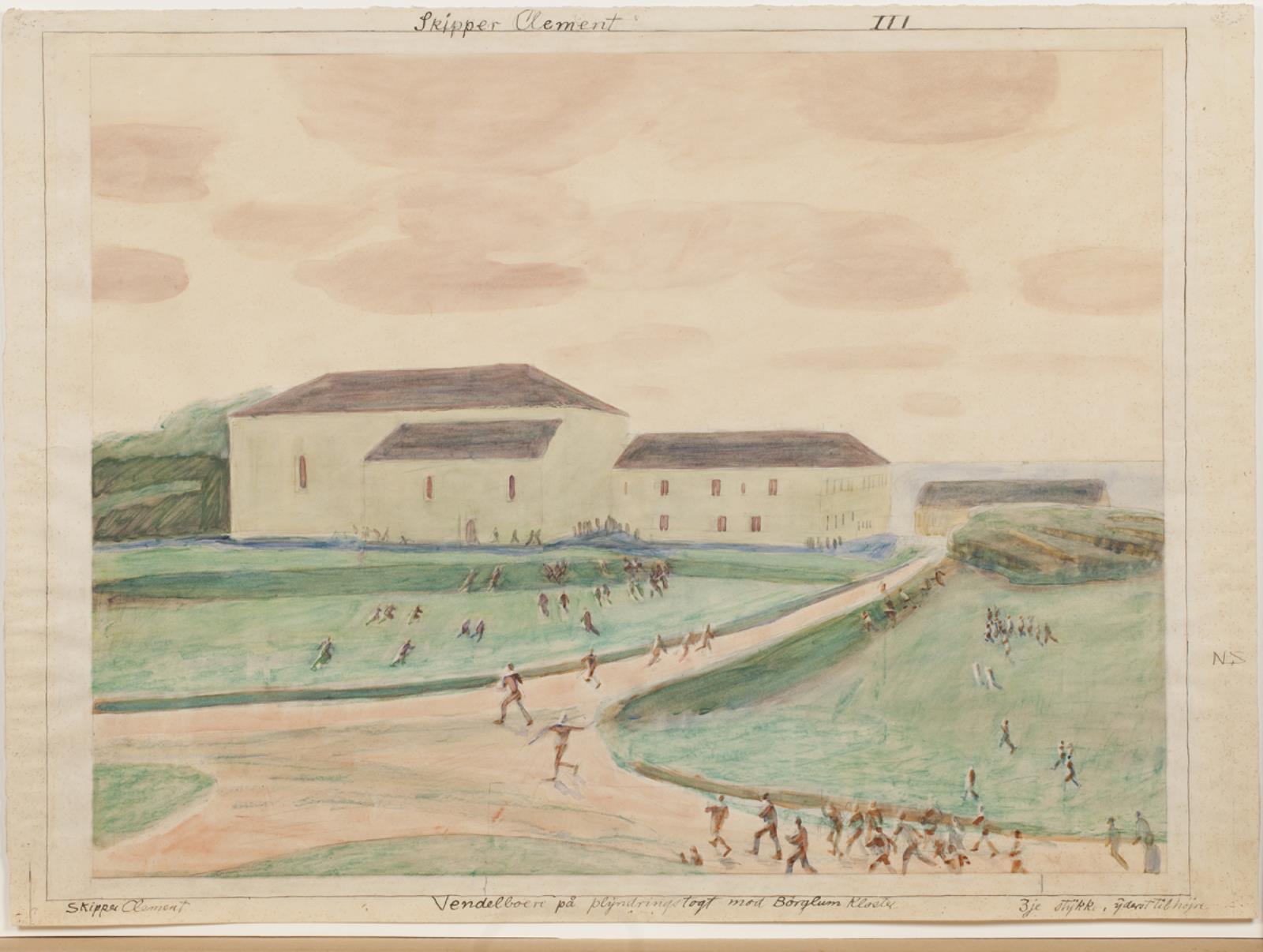 Vendelboerne på plyndringstogt mod Børglum kloster