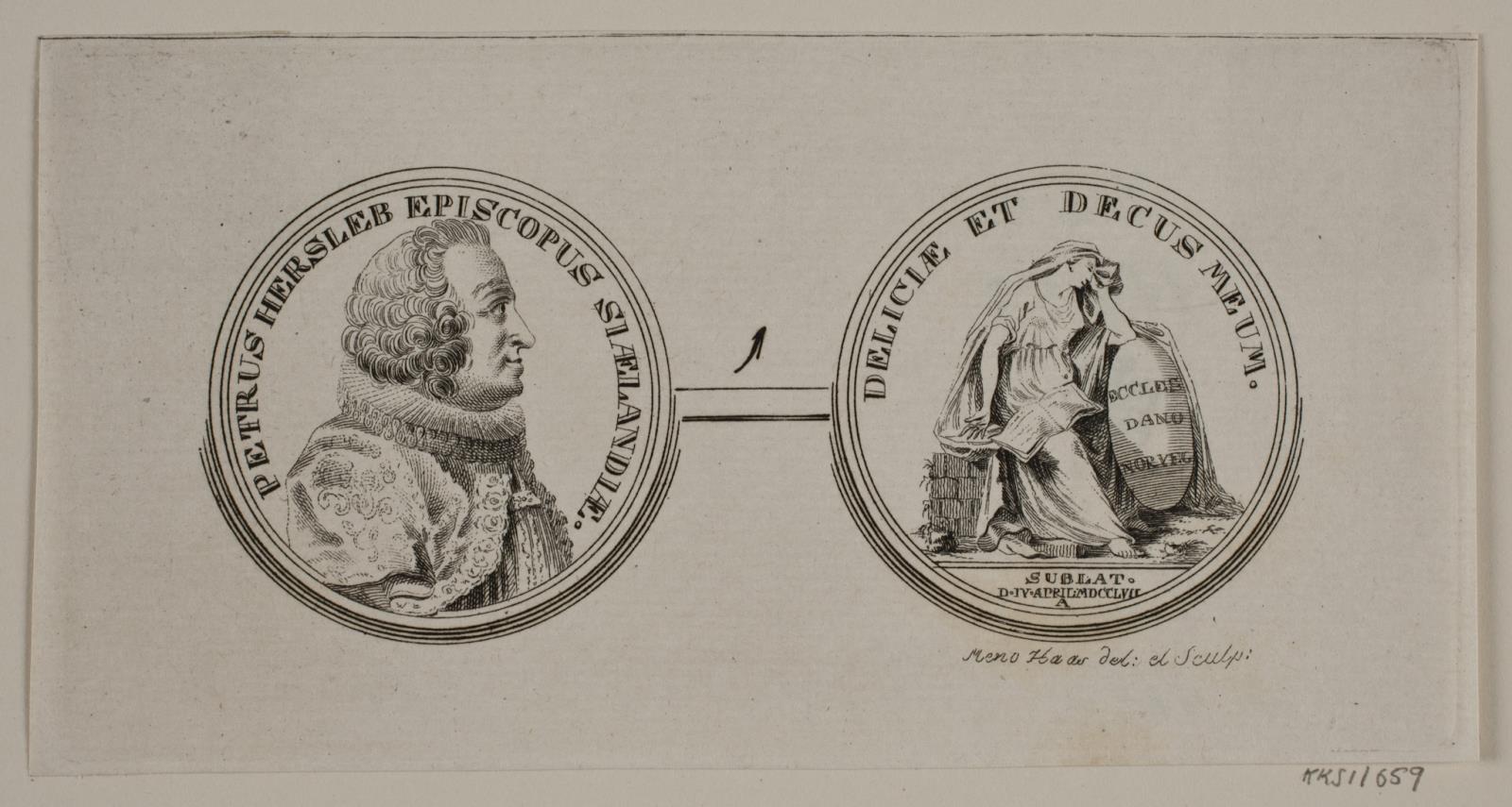 Medaille. Peder Hersleb
