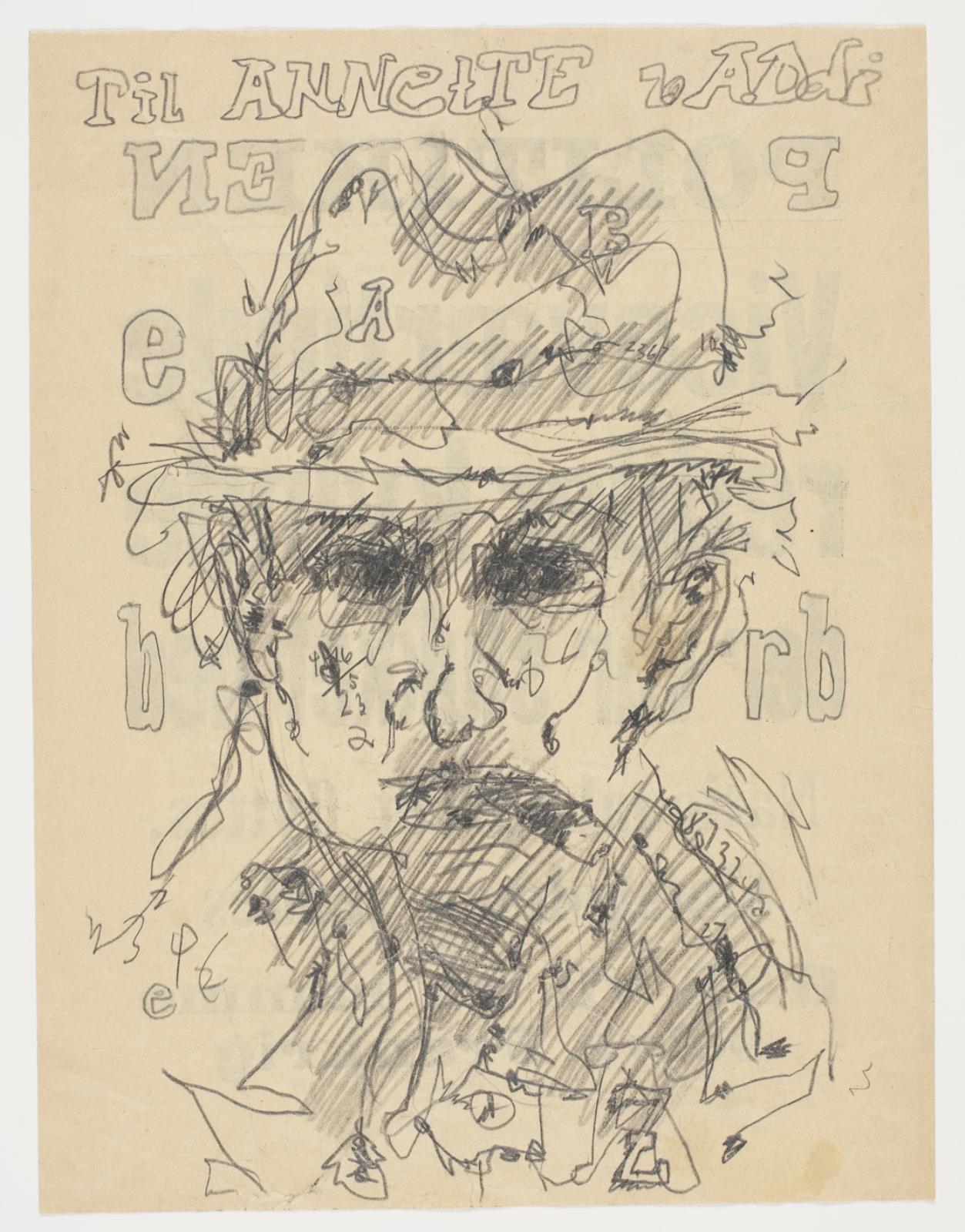 Selvportræt, Arthur Köpcke, 1962