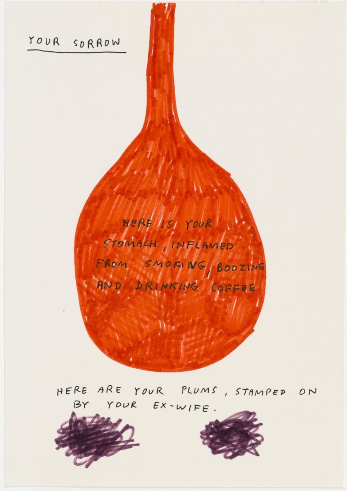 Uden titel (Your Sorrow), David Shrigley, 1996