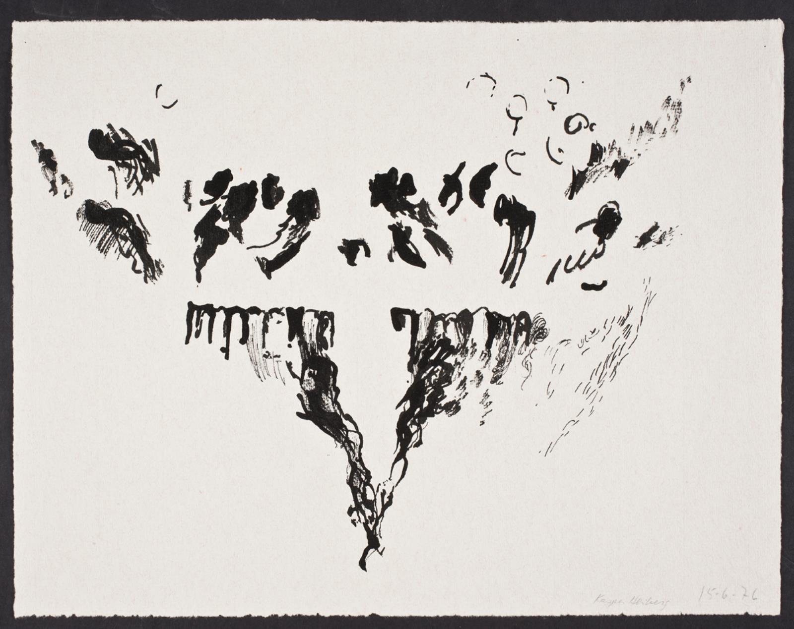 Tegning, Kasper Heiberg, 1976