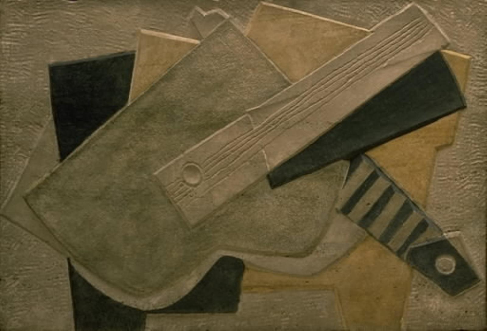 Musikinstrumenter på et bord