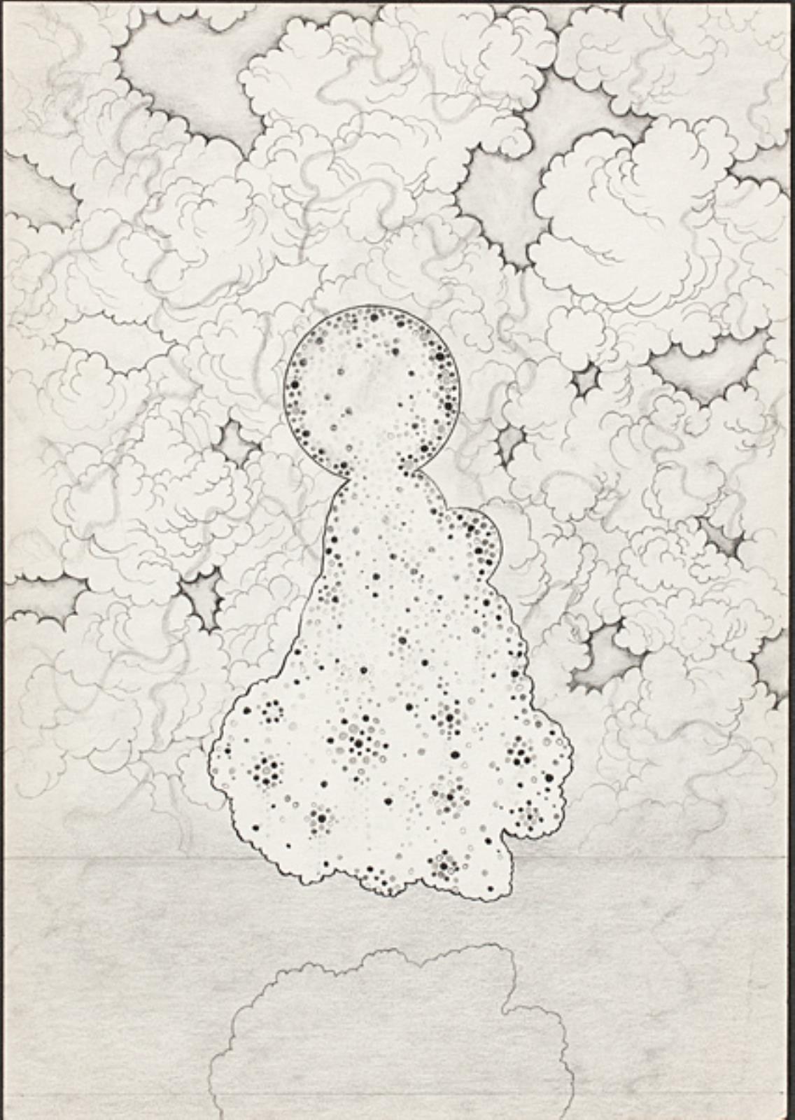 Tegning, Annemette Larsen, 1992-1993