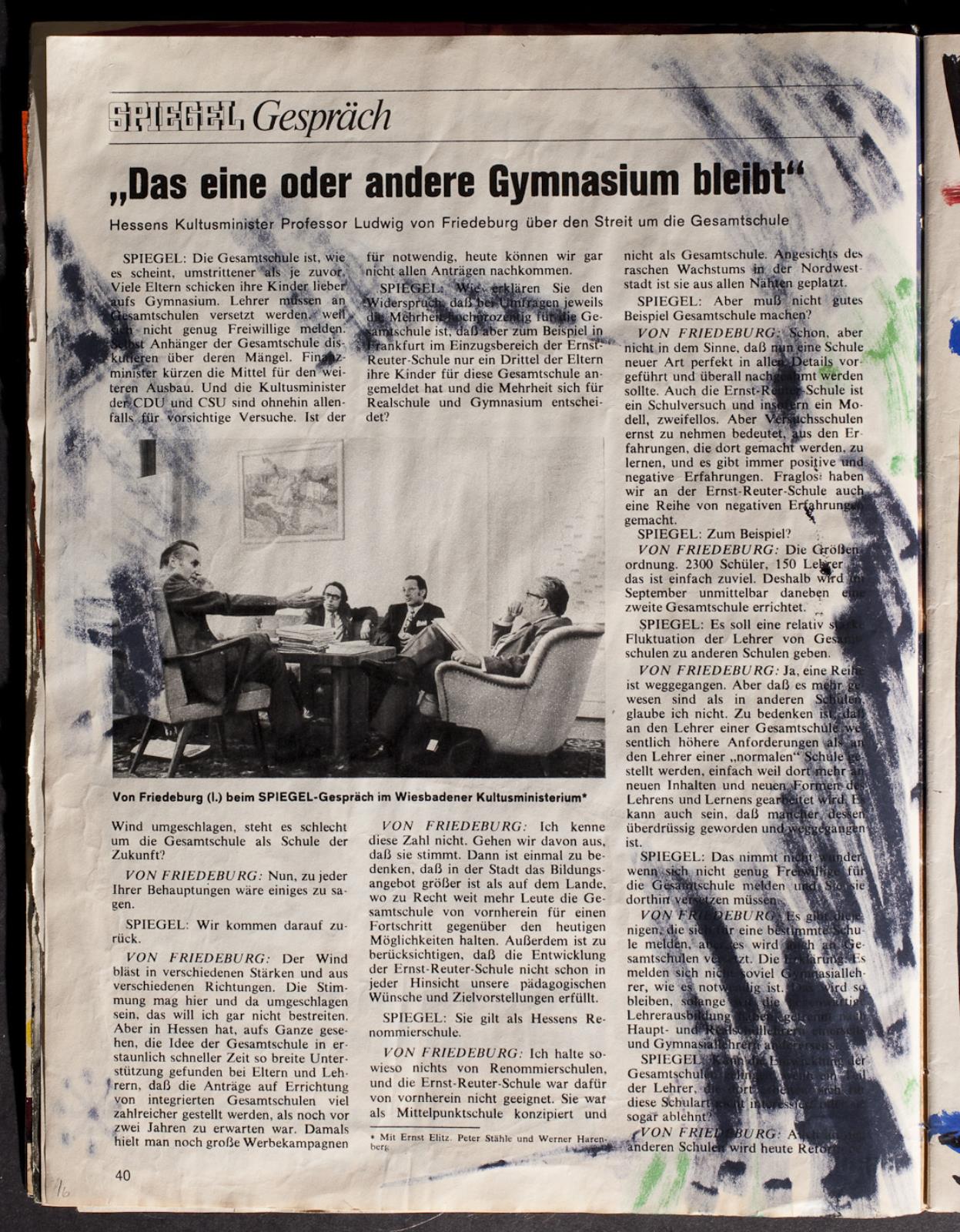 Blank, Arthur Köpcke, 1972
