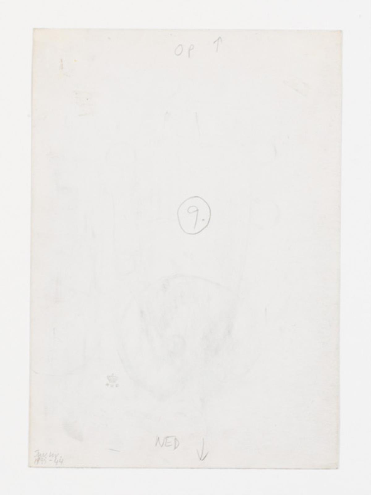 Omrids af stående figur, Annemette Larsen, 1992