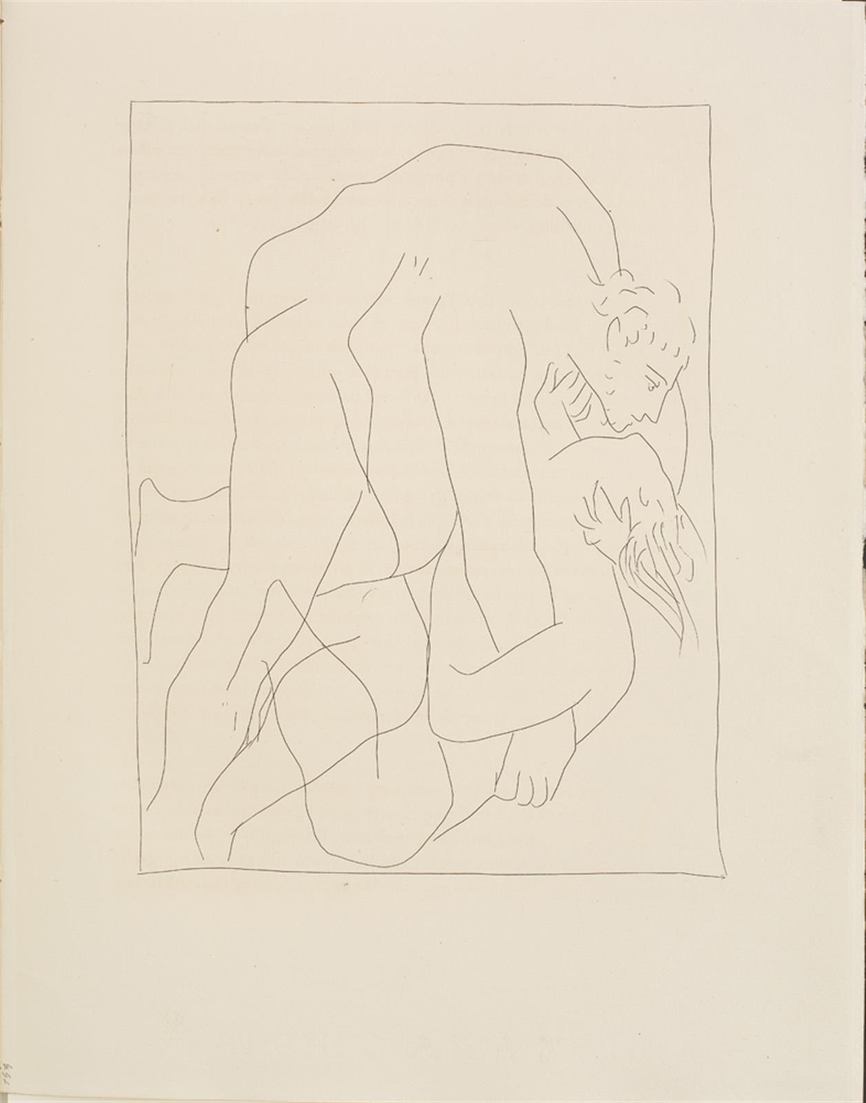 Kampen mellem Tereus og hans svigerinde Filomele (tredje blad), Pablo Picasso, 1931