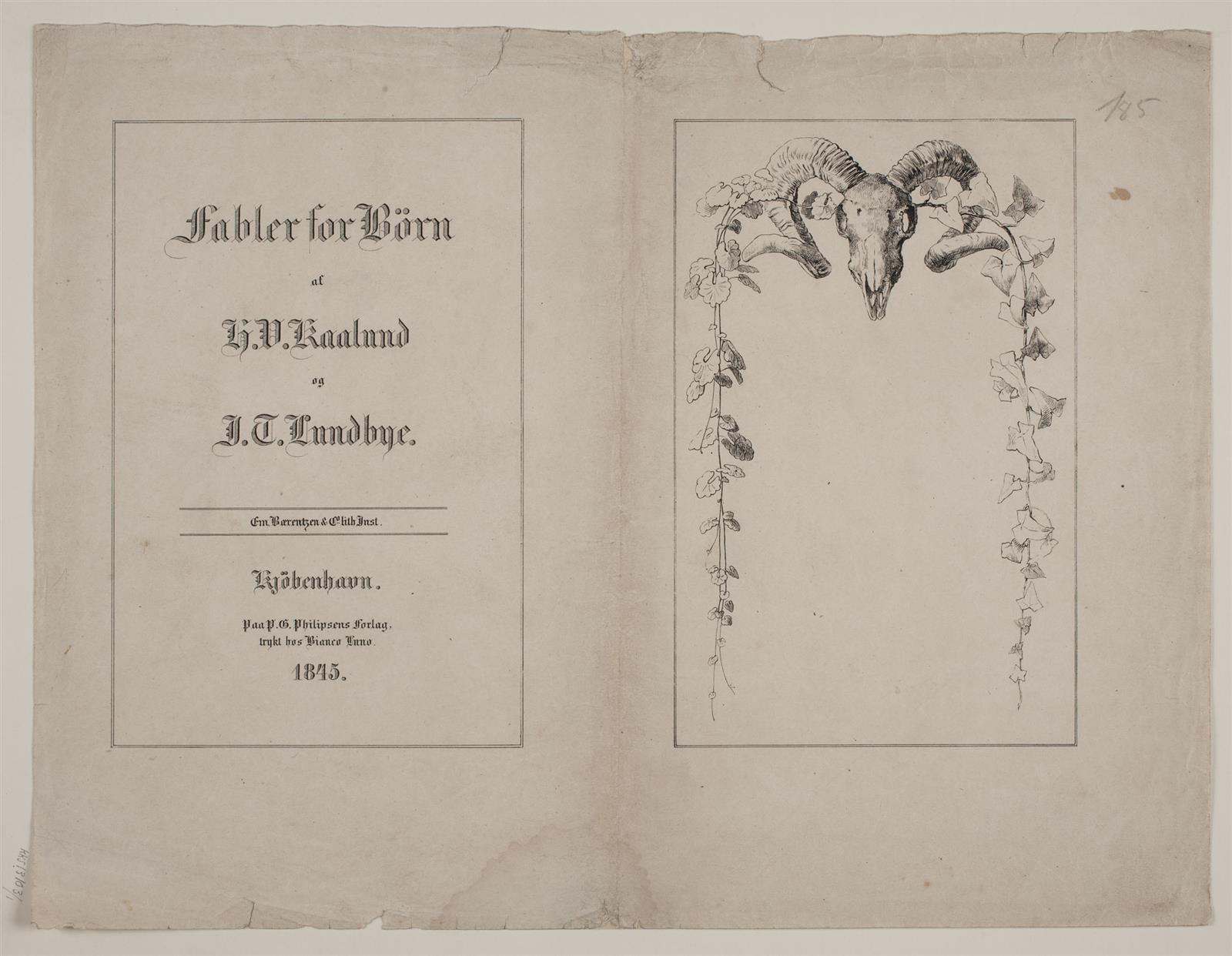 Illustrationer til H. V. Kaalund "Fabler for Børn"