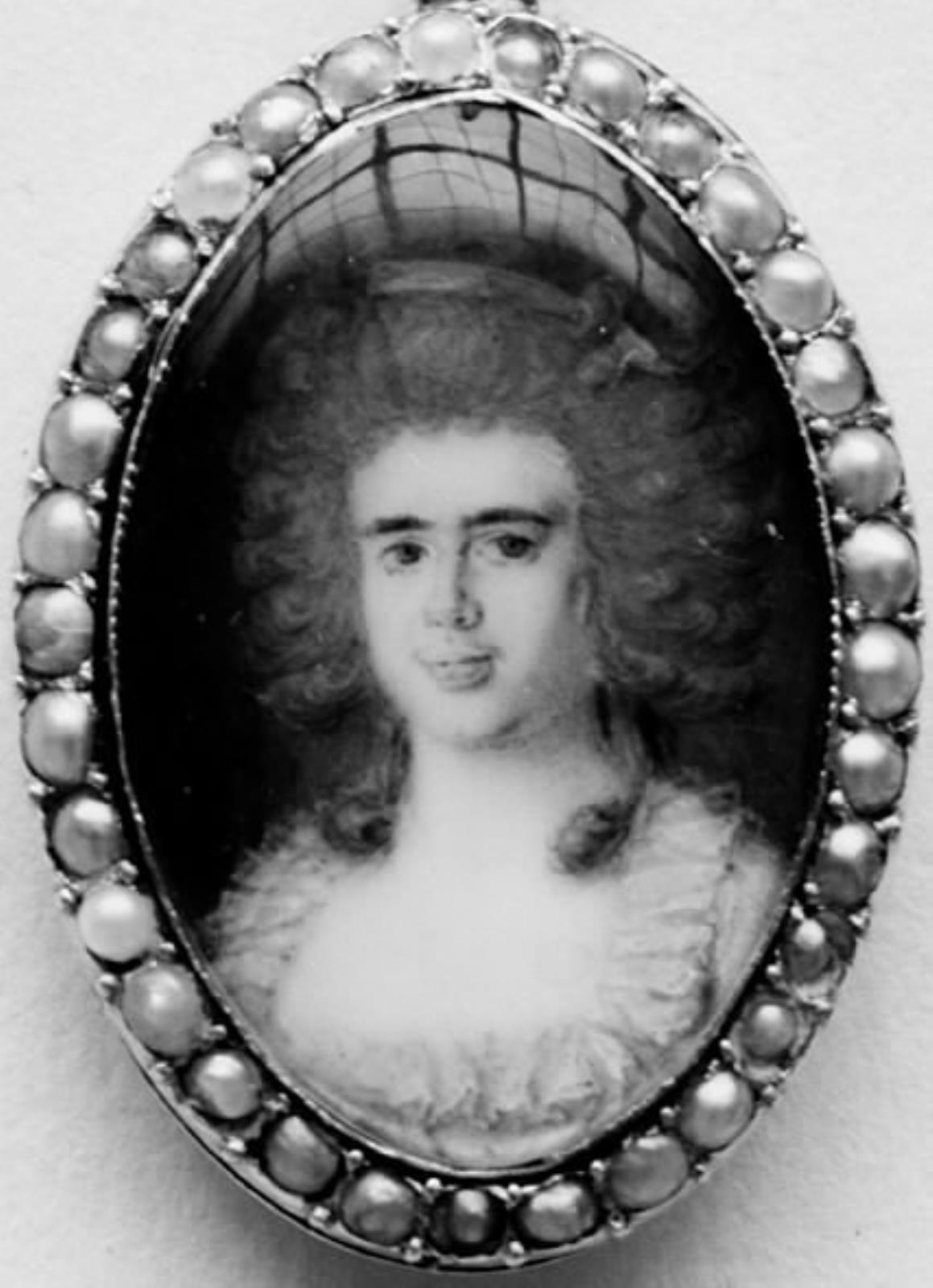 Portræt af Johanne Sophie Wleugel