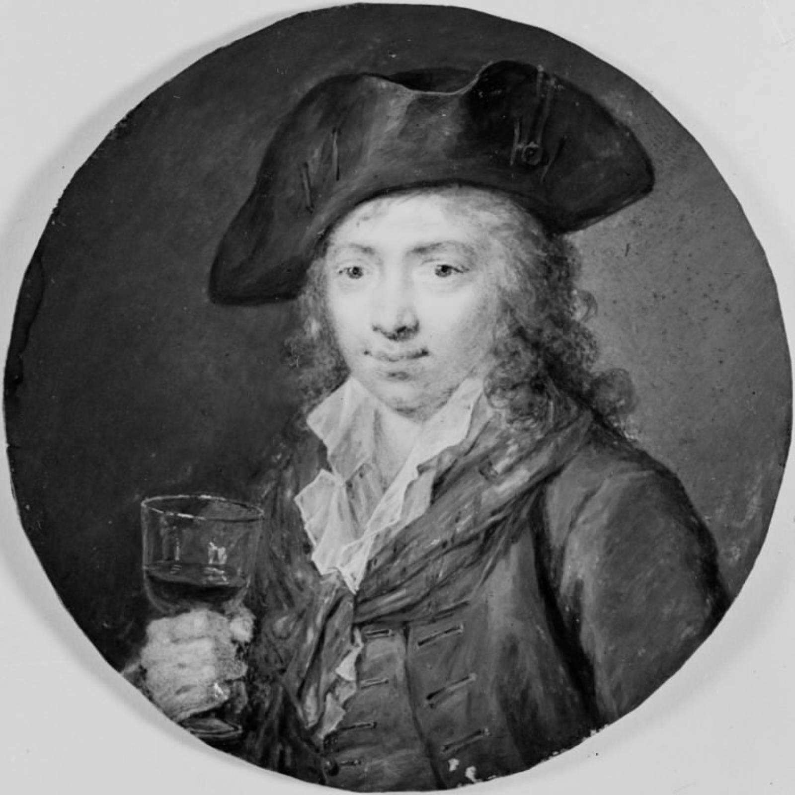 Et ungt beruset menneske. Efter Greuze