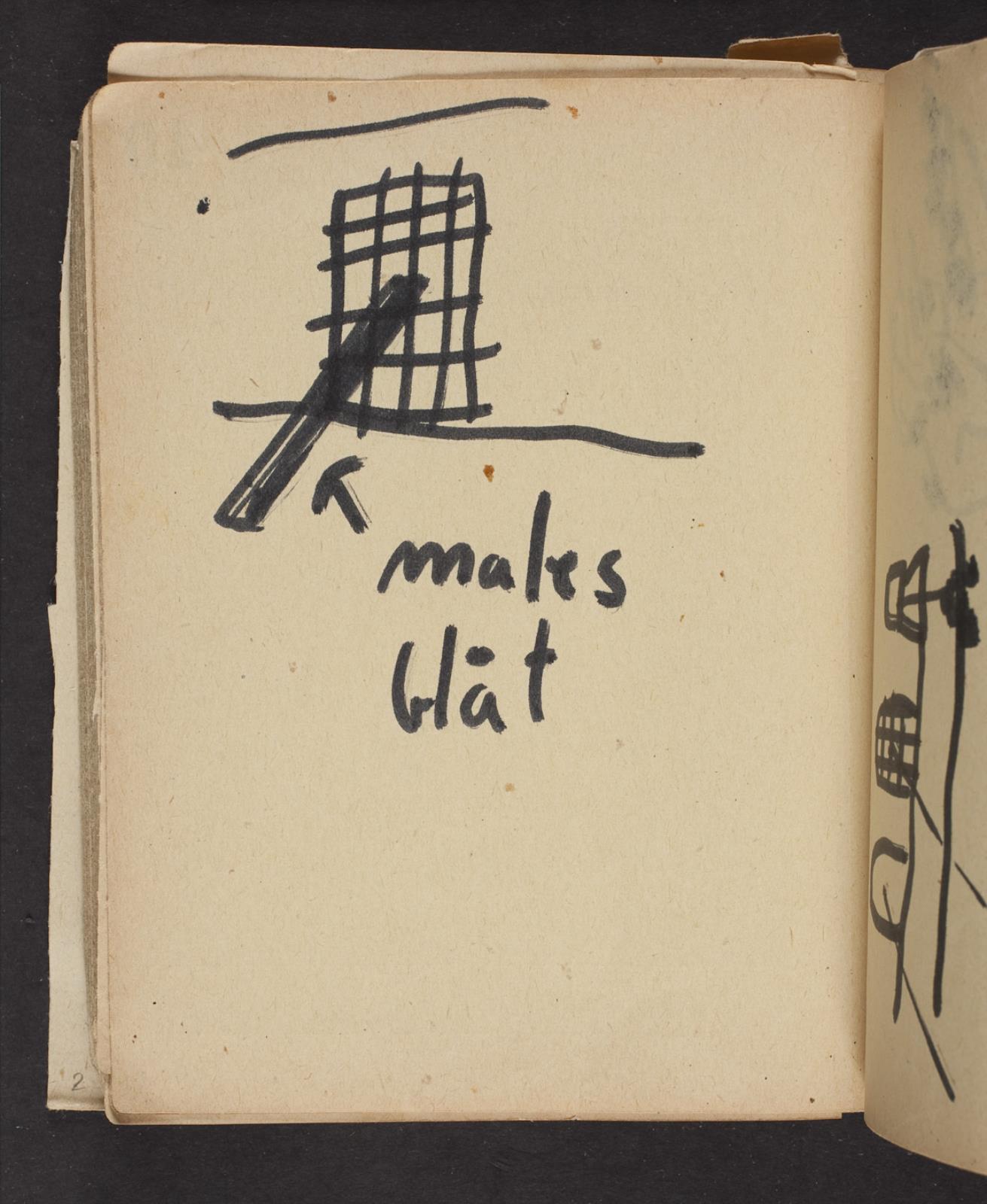 Arbejdstegning, Bjørn Nørgaard, 1965-1967