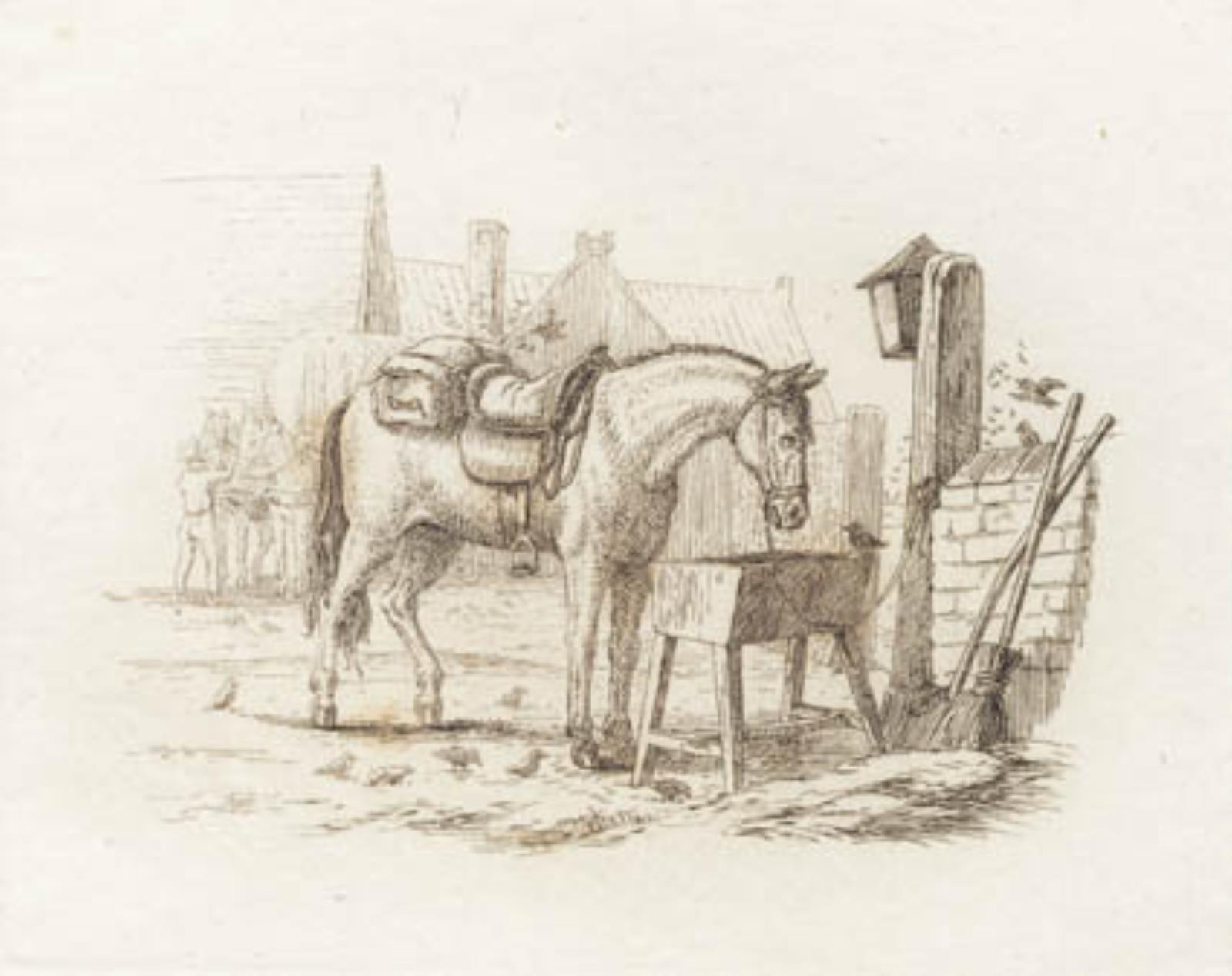 Illustration til "Halvhundrede Fabler for Børn" af Hey