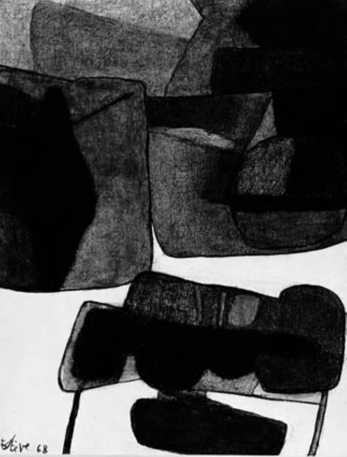Komposition, Maurice Estève, 1968
