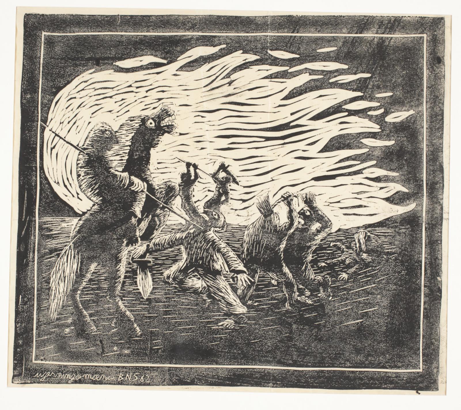 "Ugerningsmænd", Bjørn Nørgaard, 1962