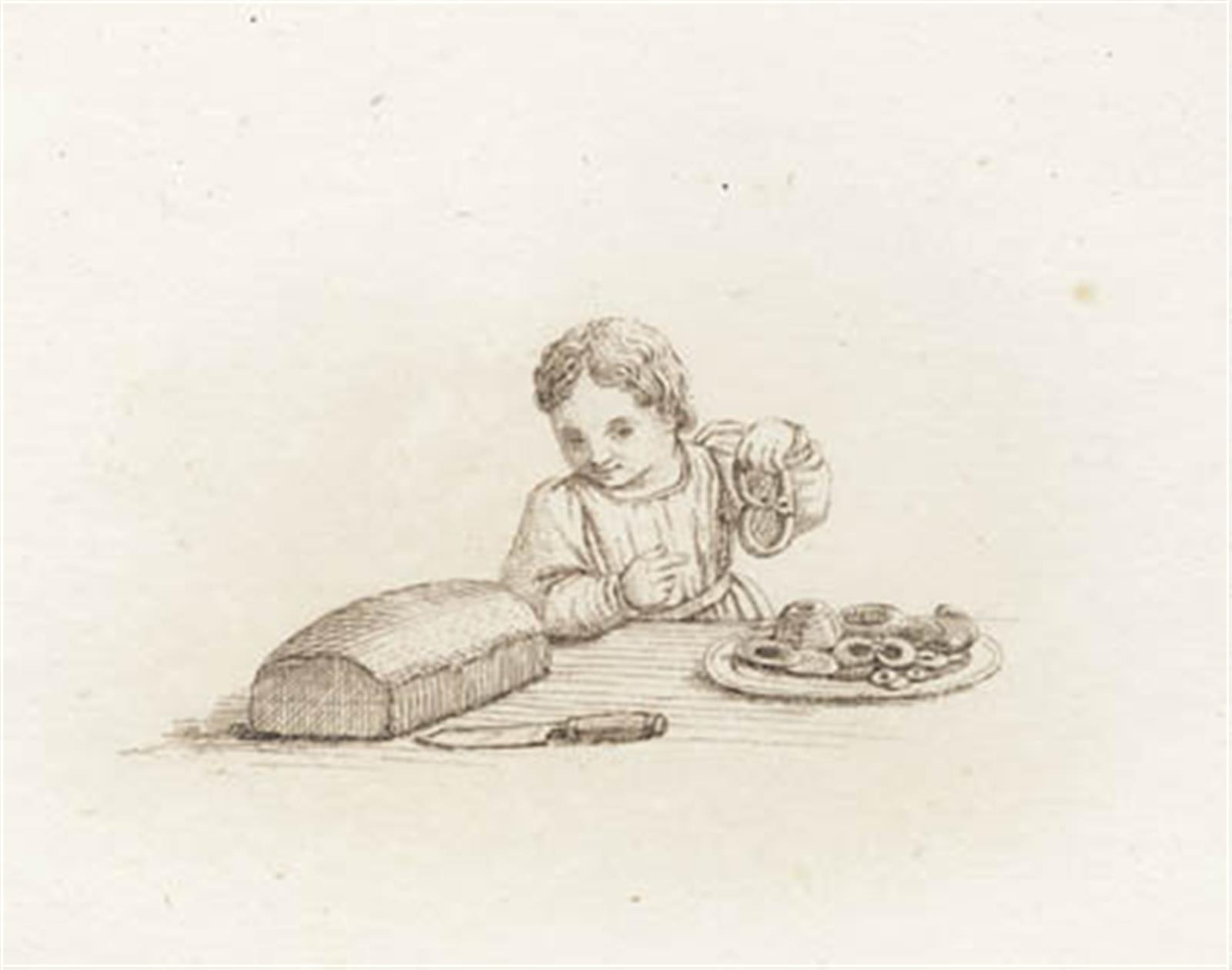 Illustration til "Halvhundrede Fabler for Børn" af Hey