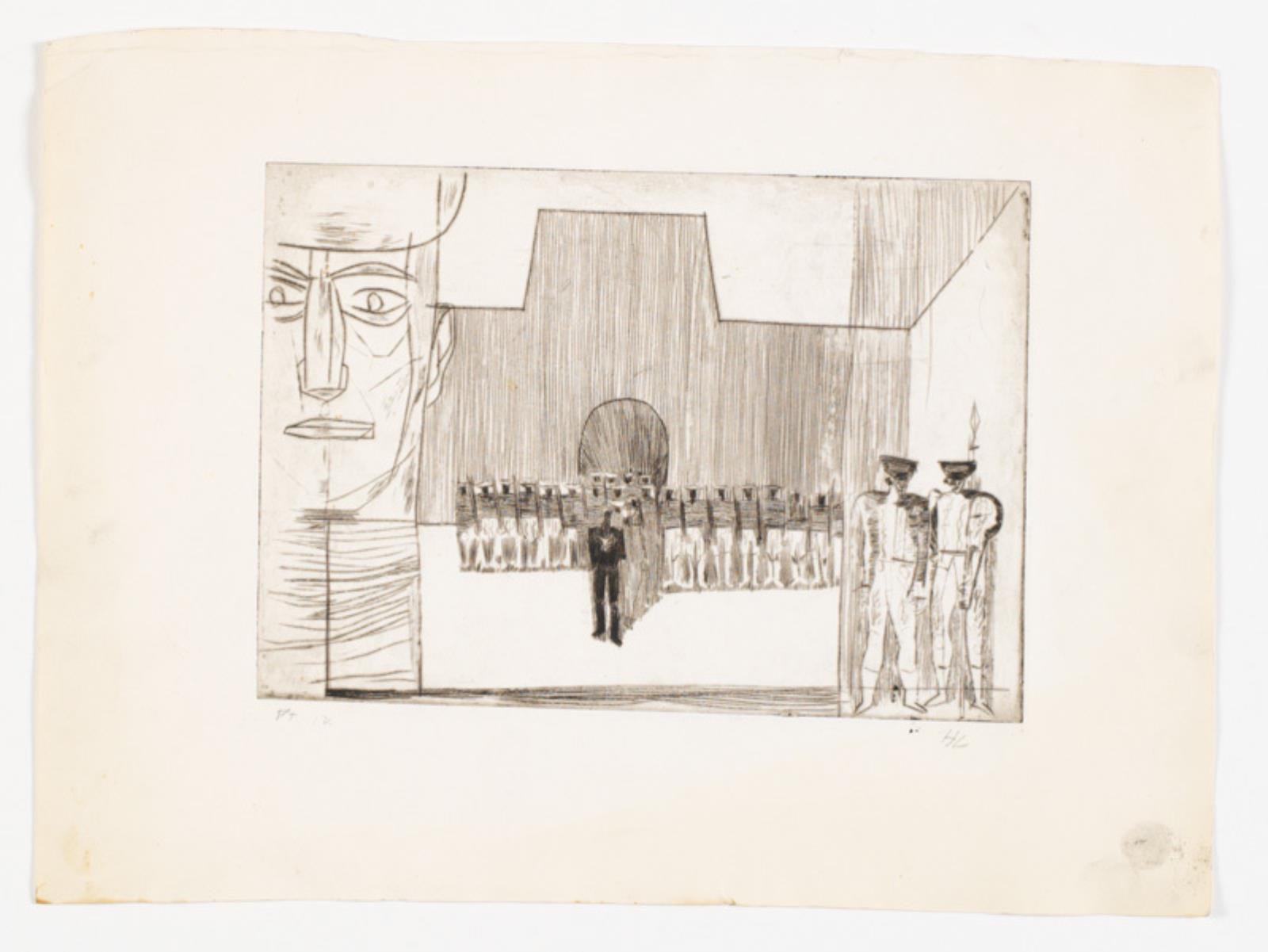 Uden titel, Hans Lollesgaard, 1957-1958