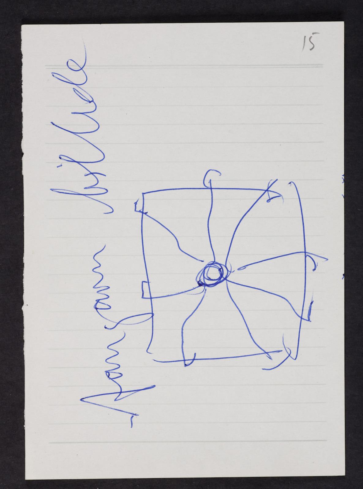 Skitse og notater, Claus Carstensen, 1986
