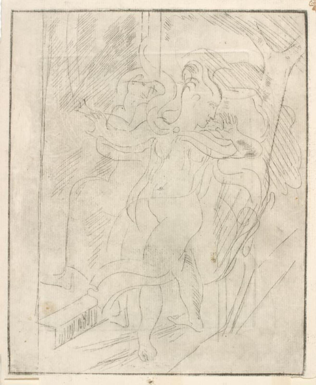 Dansende kvinde, Axel Salto, 1920-1923