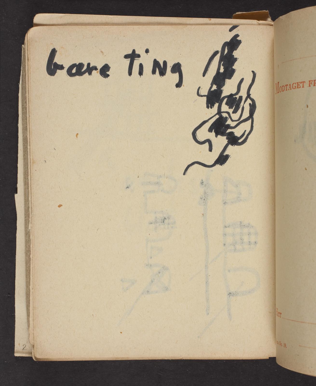 Kradserier og note, Bjørn Nørgaard, 1965-1967