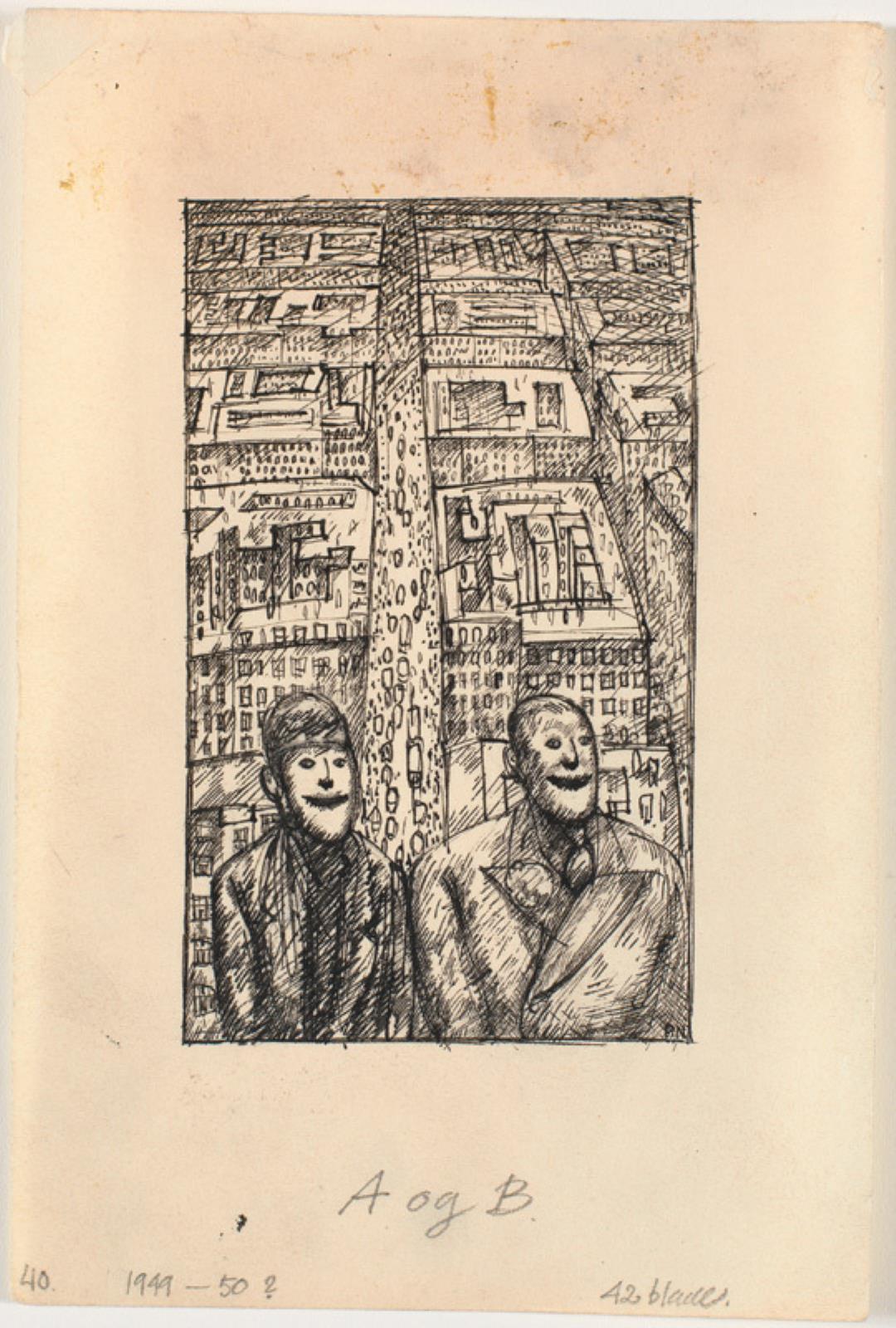A og B, Palle Nielsen, 1949-1950