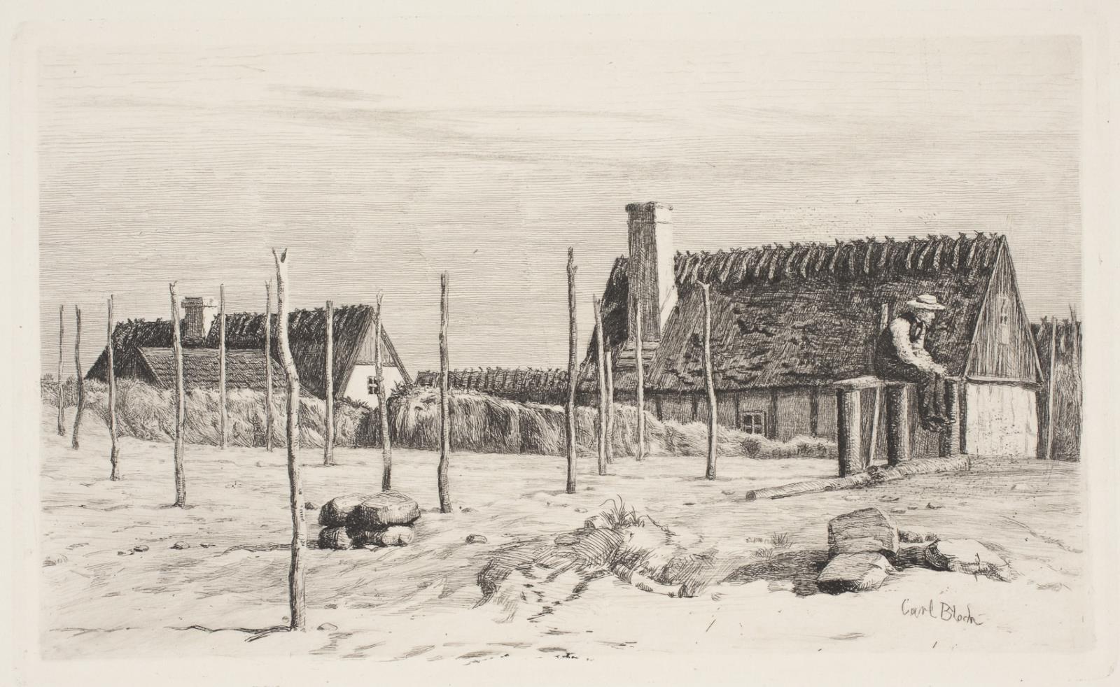 Parti i Hornbæk. Søndag formiddag