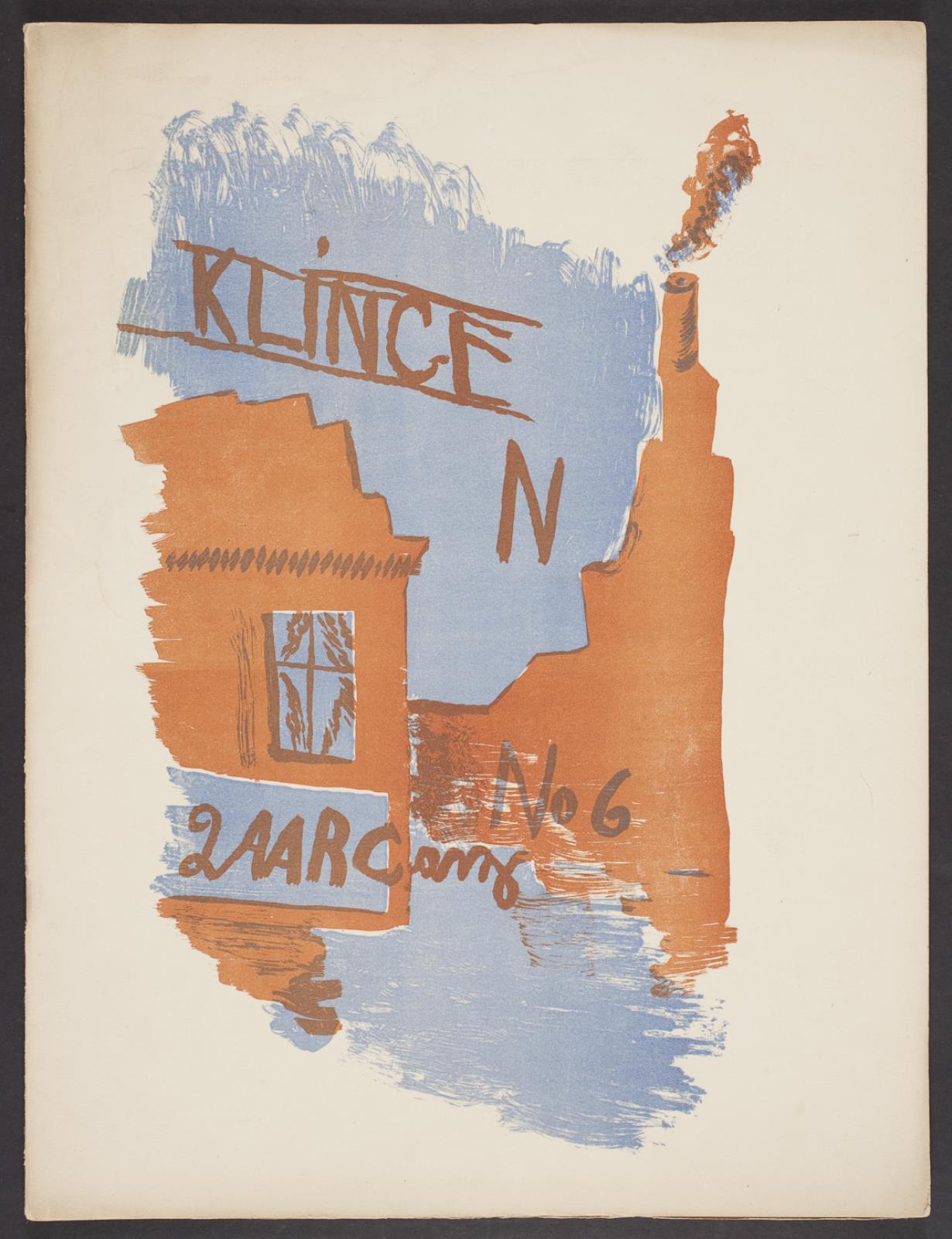 Gadebillede. Forside til Klingen årg. II, nr. 6, Vilhelm Lundstrøm, 1919