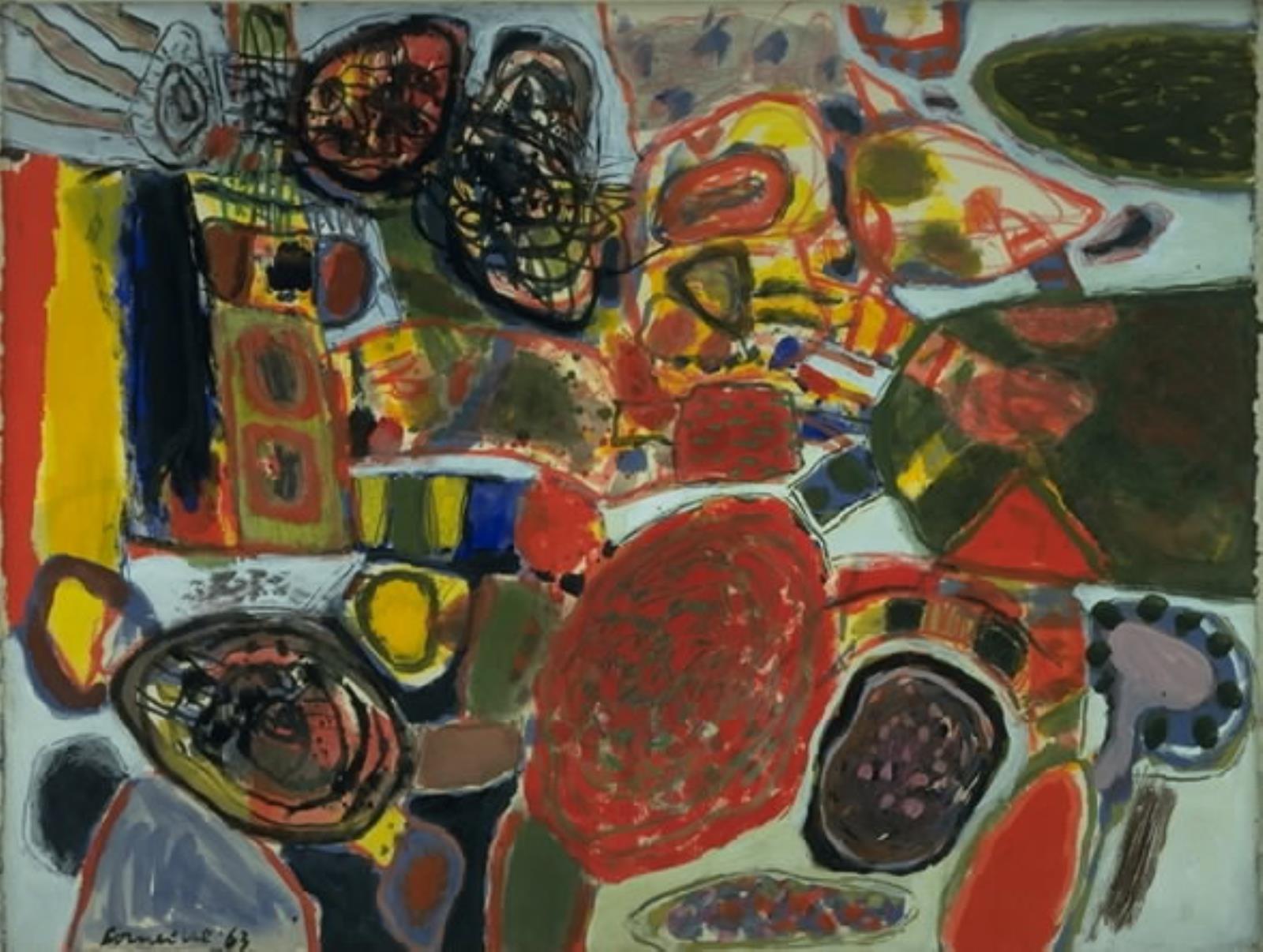 Composition, Corneille, 1963