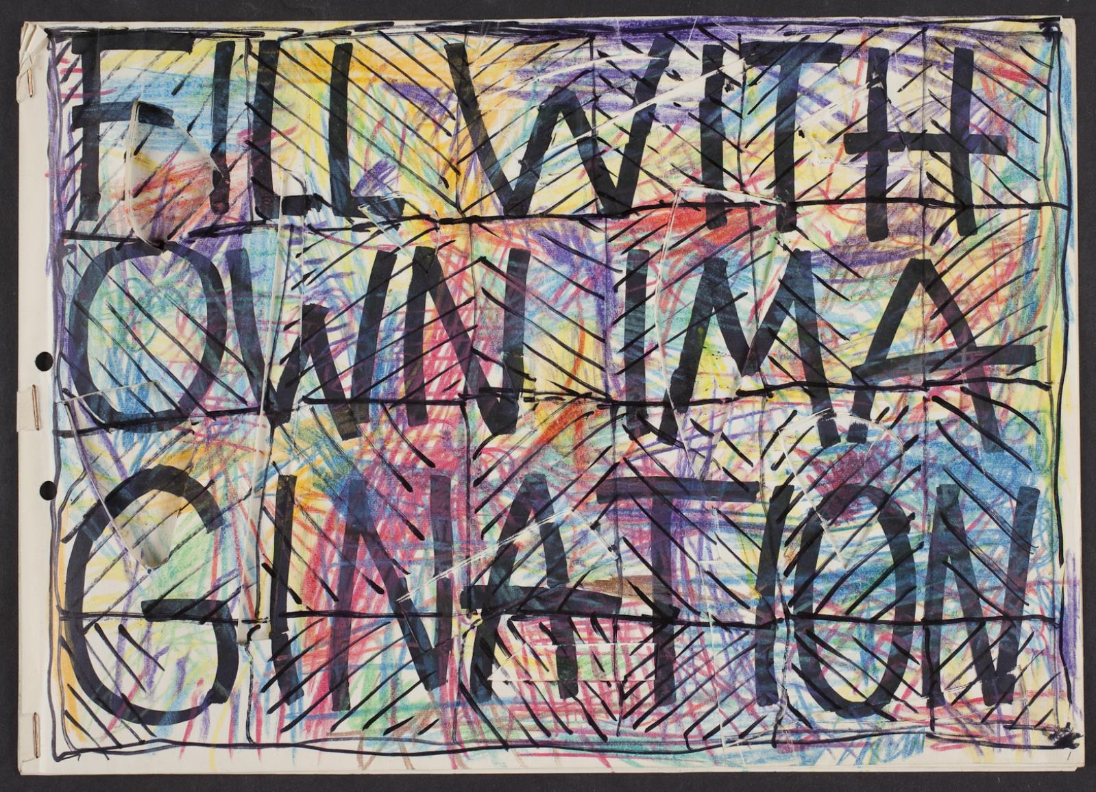 "Fill with own imagination", Arthur Köpcke, 1928-1977