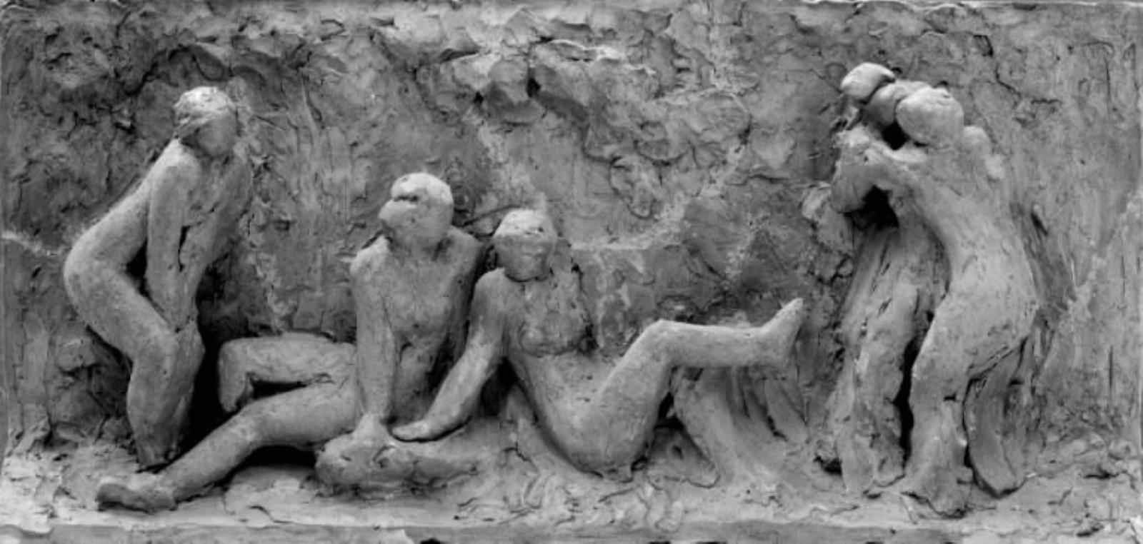 Badende piger, Gerhard Henning, 1935-1939