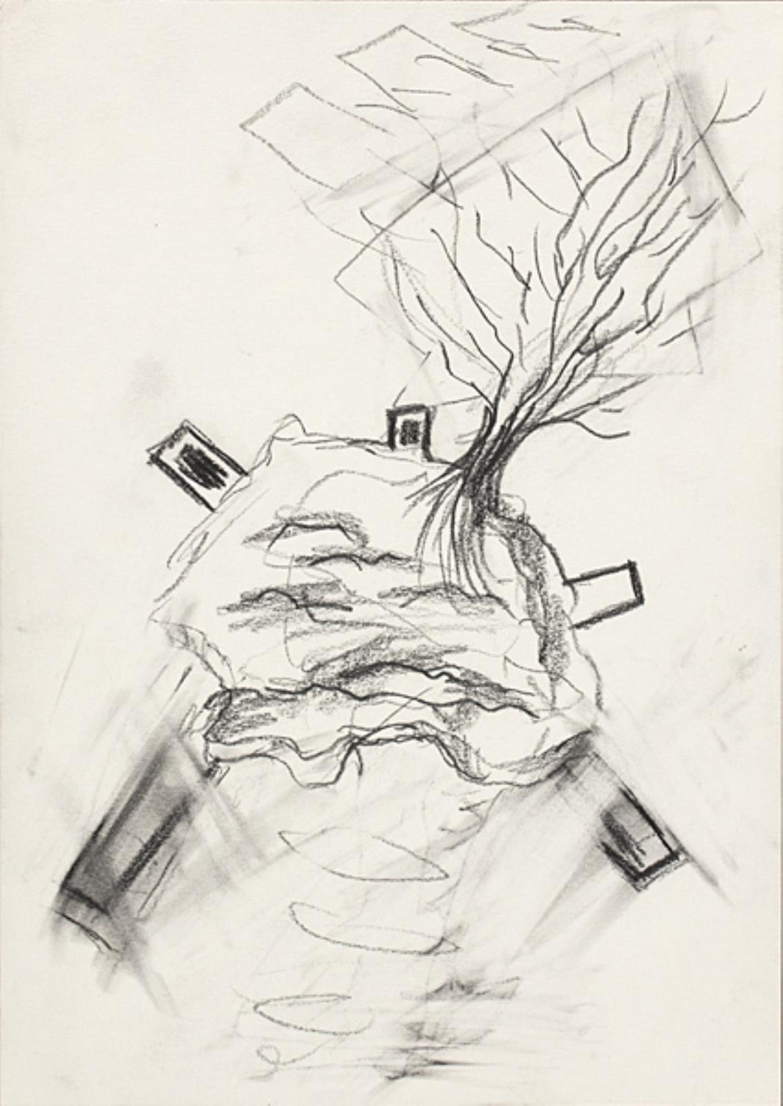 Tegning, Annemette Larsen, 1984