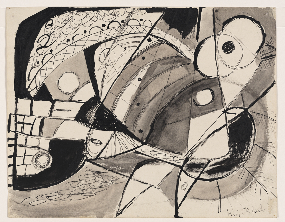 Abstrakt komposition, Blask, Kujahn, 1941-1945