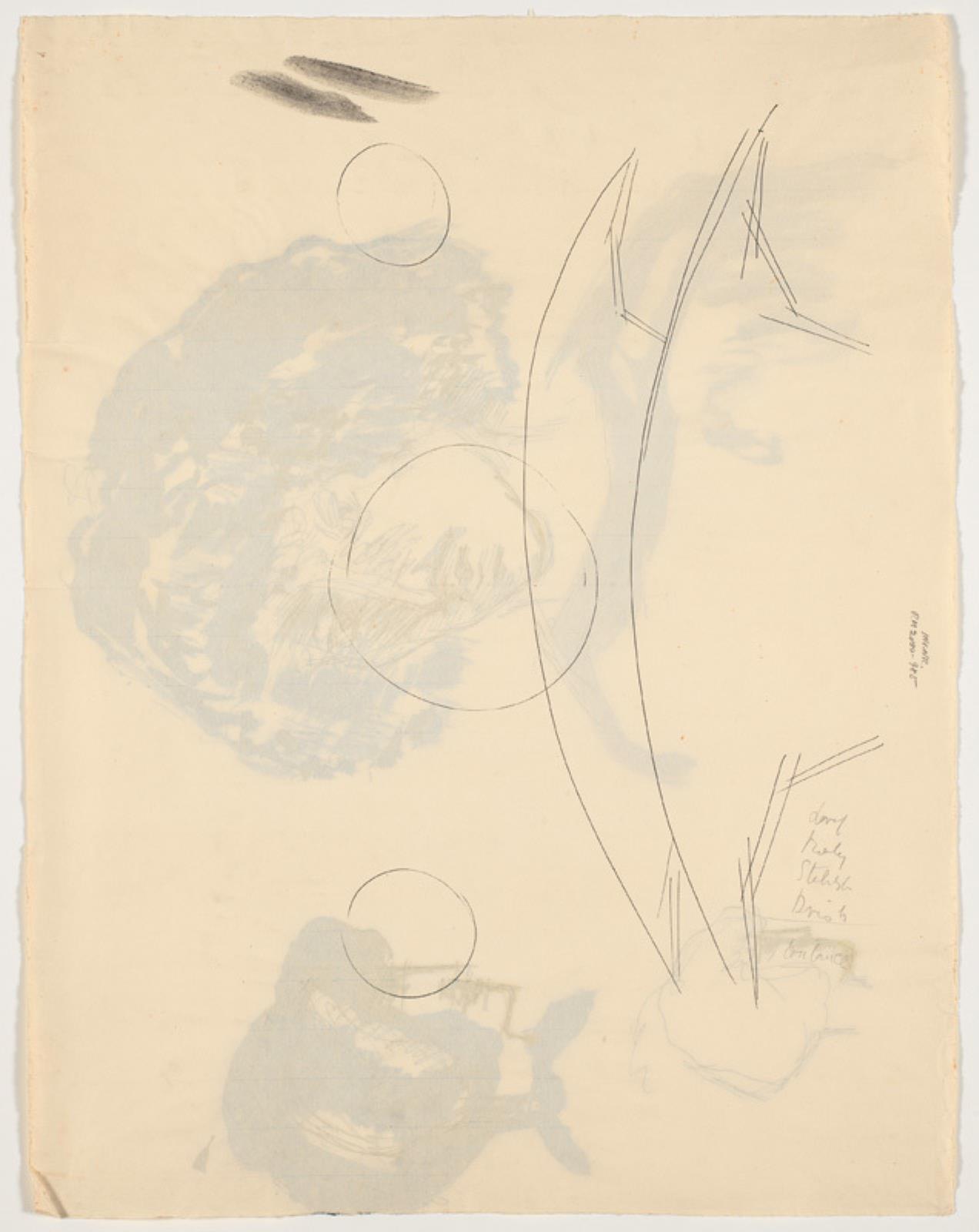 Geometrisk skitse, Richard Mortensen, 1950-1959