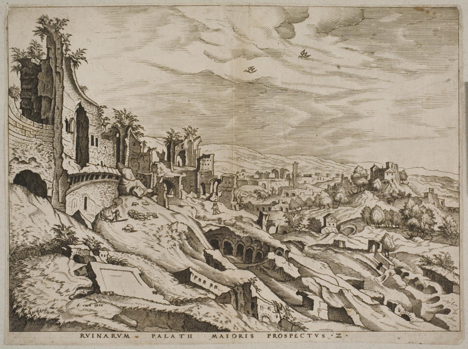 Anden udsigt over ruinerne på Palatinerhøjen