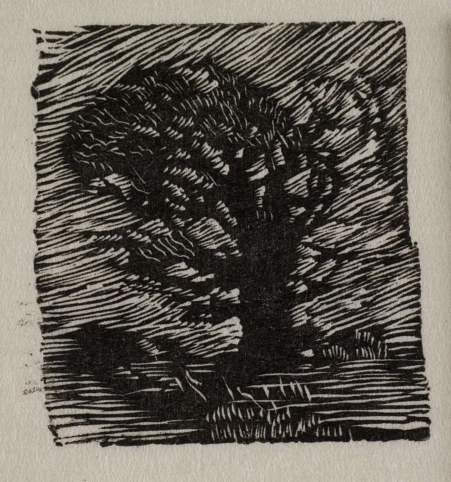 Egetræ i blæst, Povl Christensen, 1940