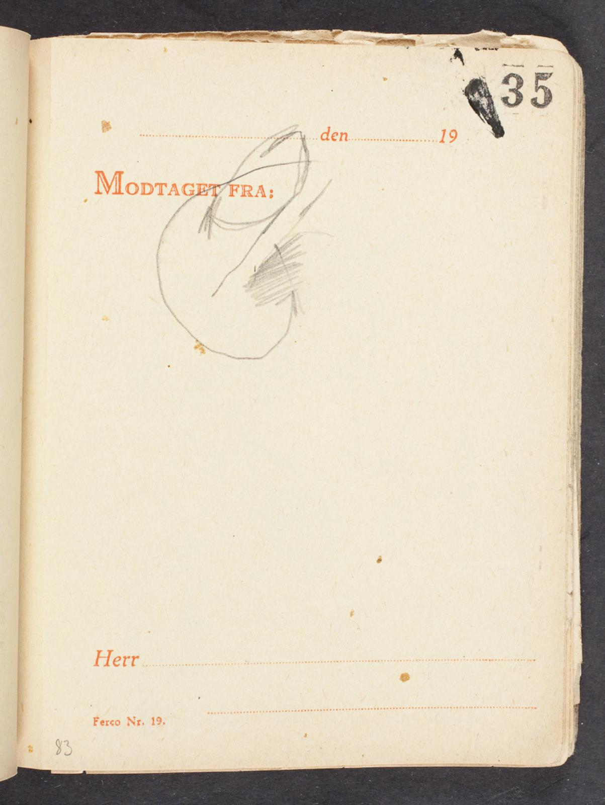 Skitse, Bjørn Nørgaard, 1965-1967